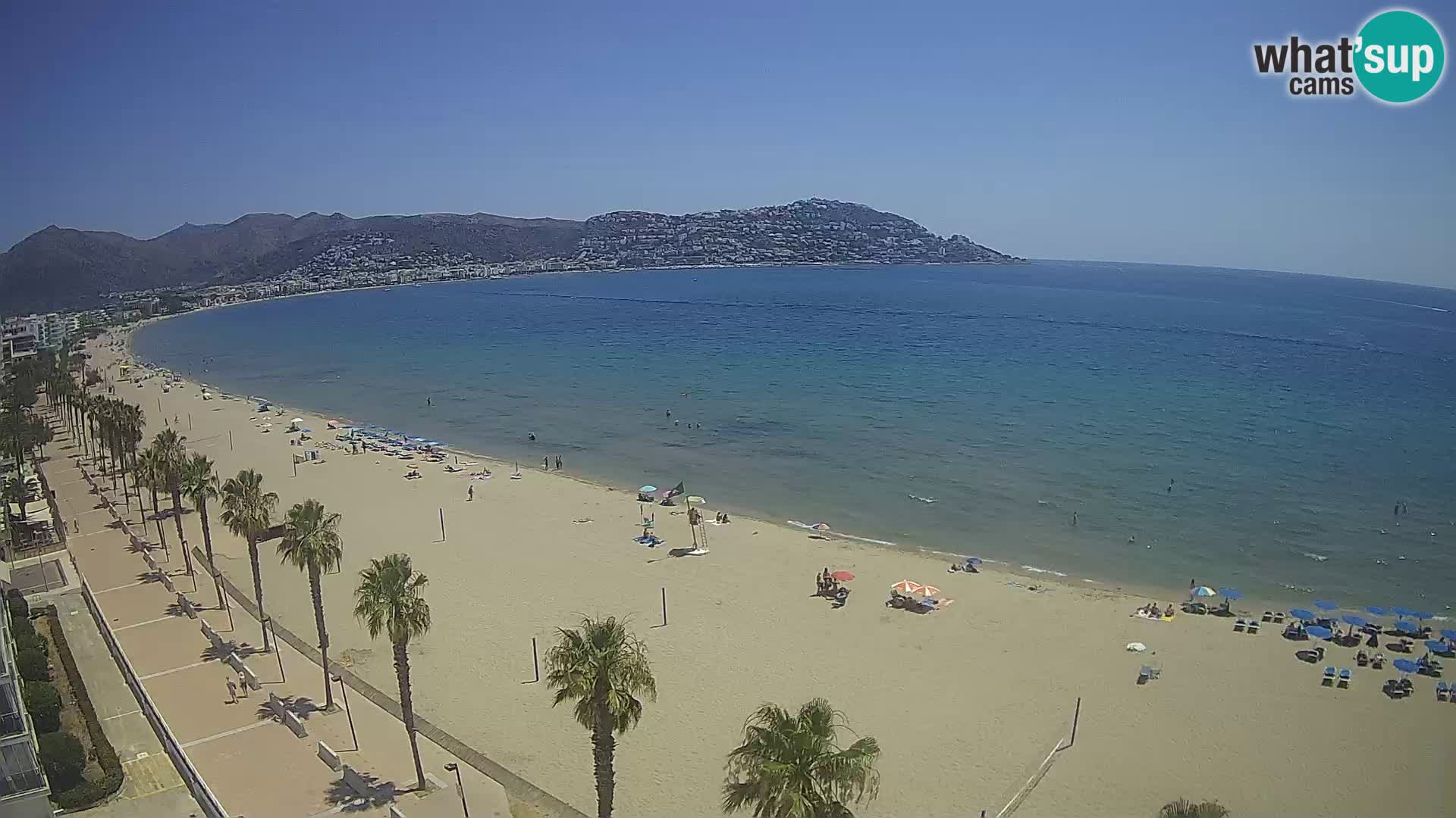 Webcam Costa Brava Roses Strand – Montecarlo Hotel livecam Spanien