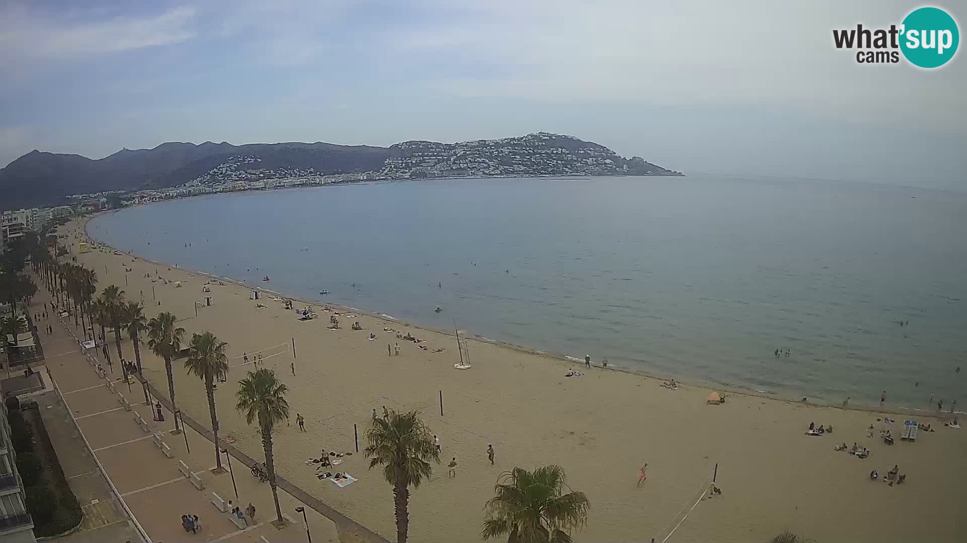 LIVEcam Roses plage Costa Brava – Hotel Montecarlo webcam Espagne