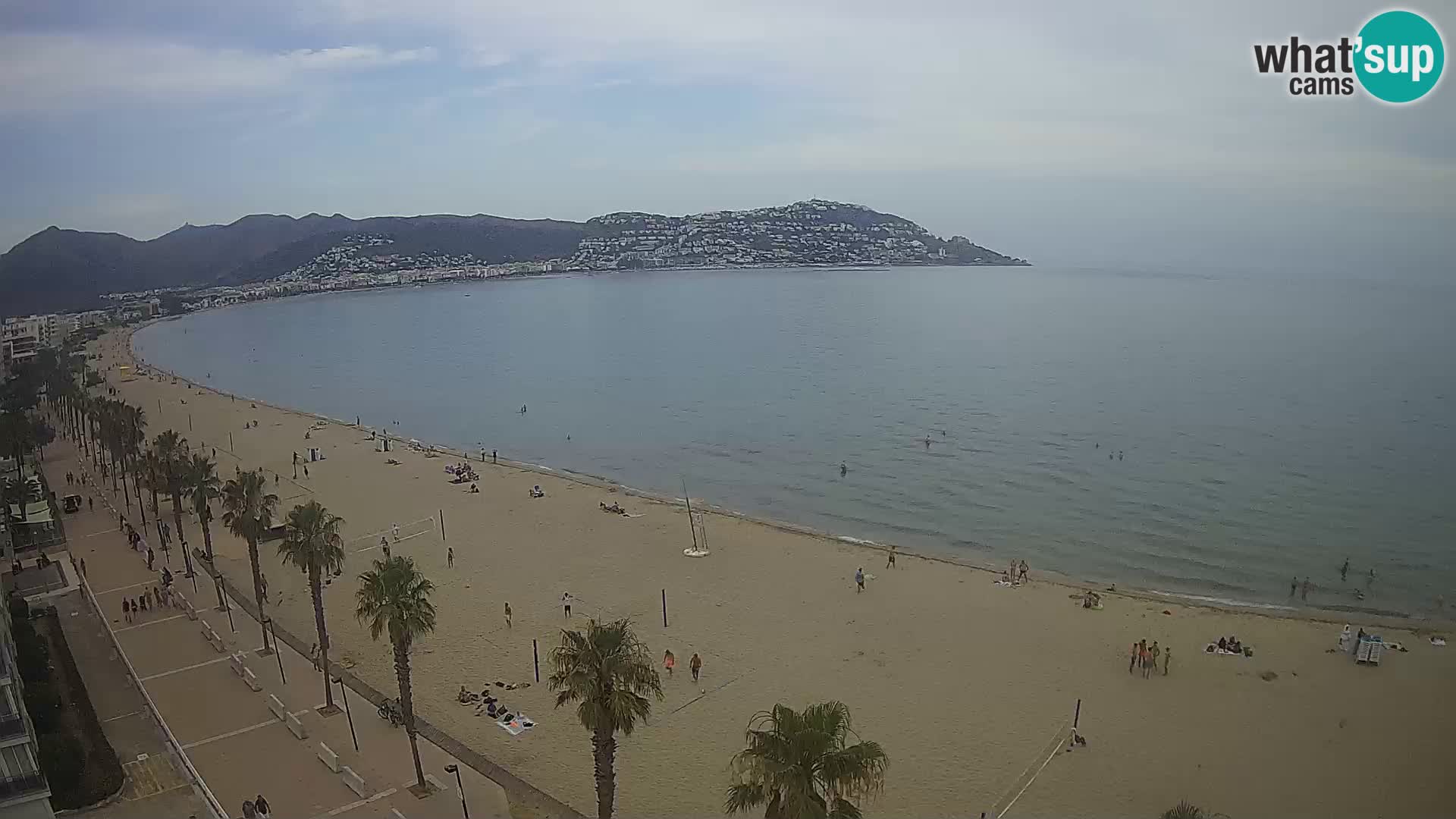 Webcam Costa Brava Roses Strand – Montecarlo Hotel livecam Spanien