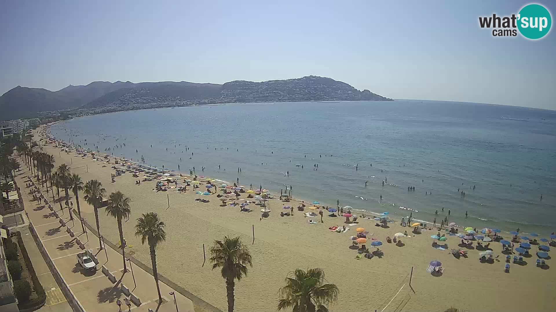 Live cam Roses  – Costa Brava spiaggia – Hotel MonteCarlo