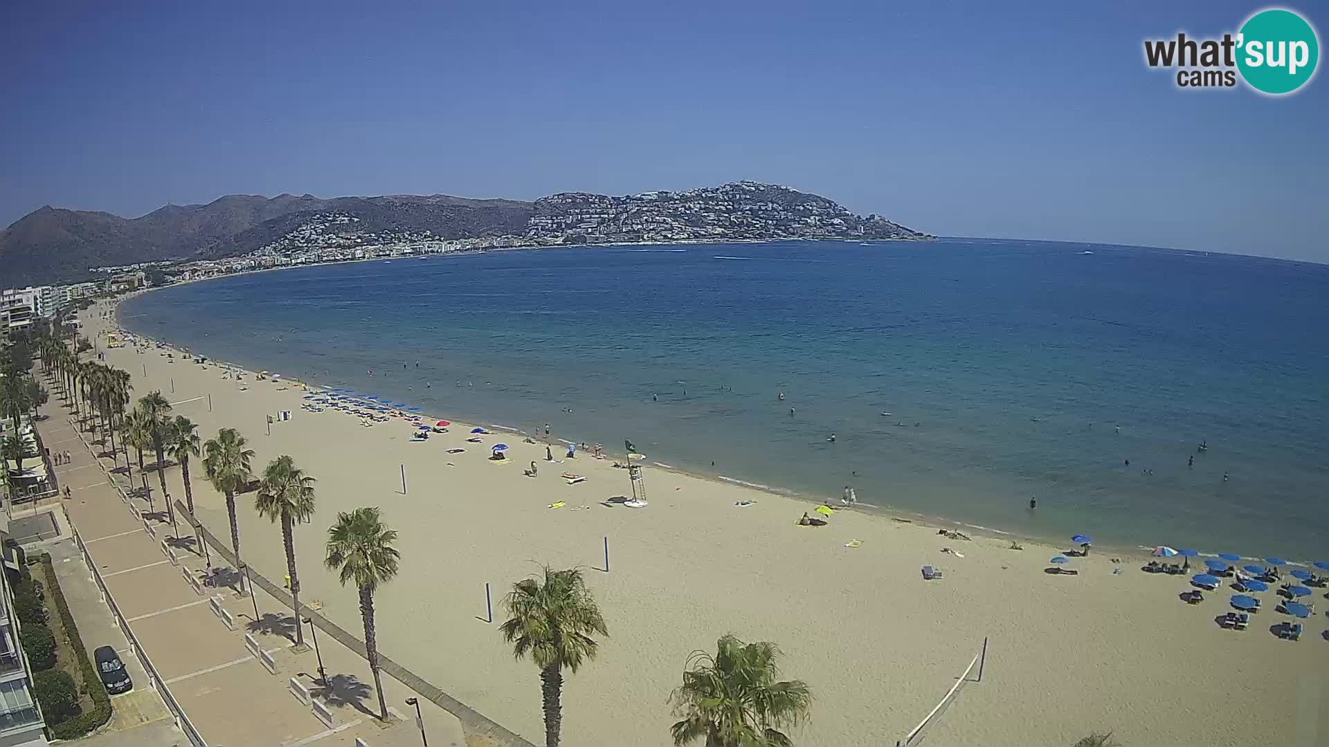 Webcam Costa Brava Roses Strand – Montecarlo Hotel livecam Spanien