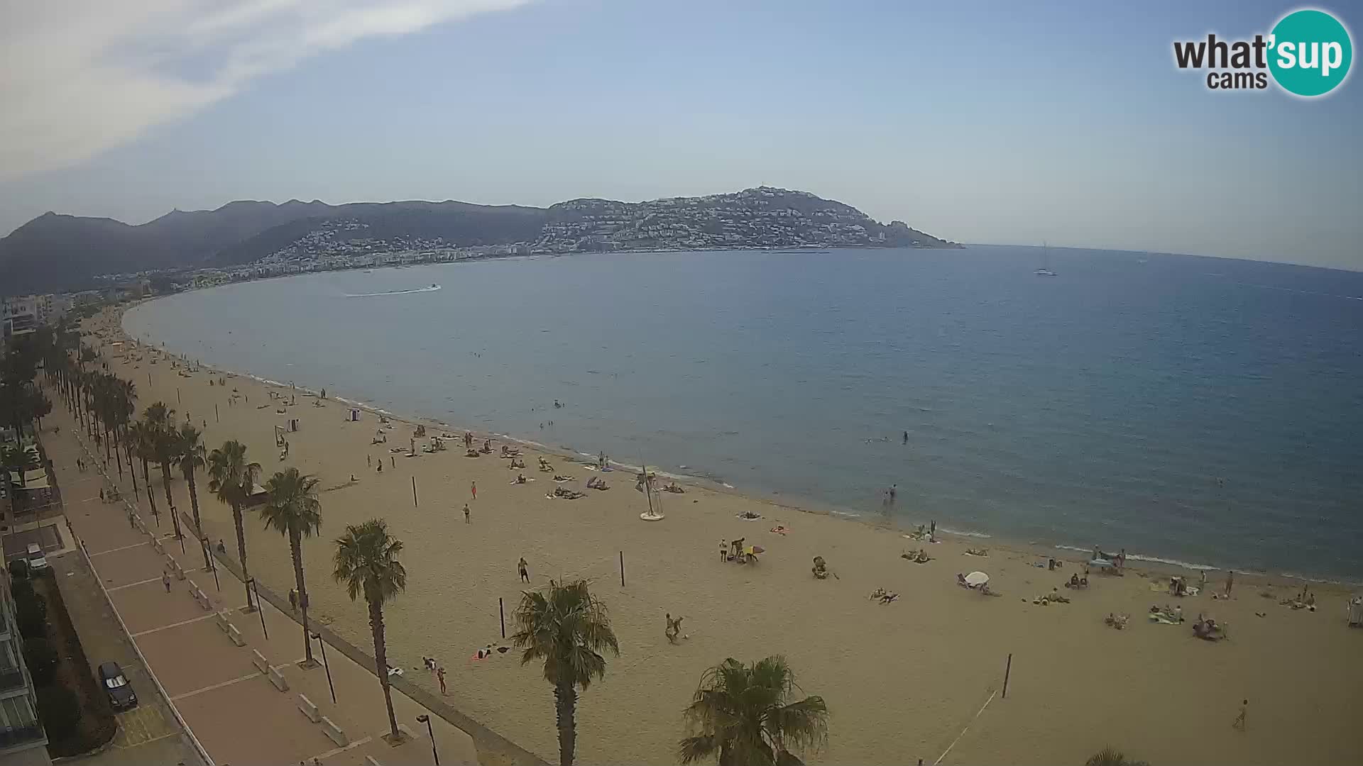 Webcam Costa Brava Roses Strand – Montecarlo Hotel livecam Spanien