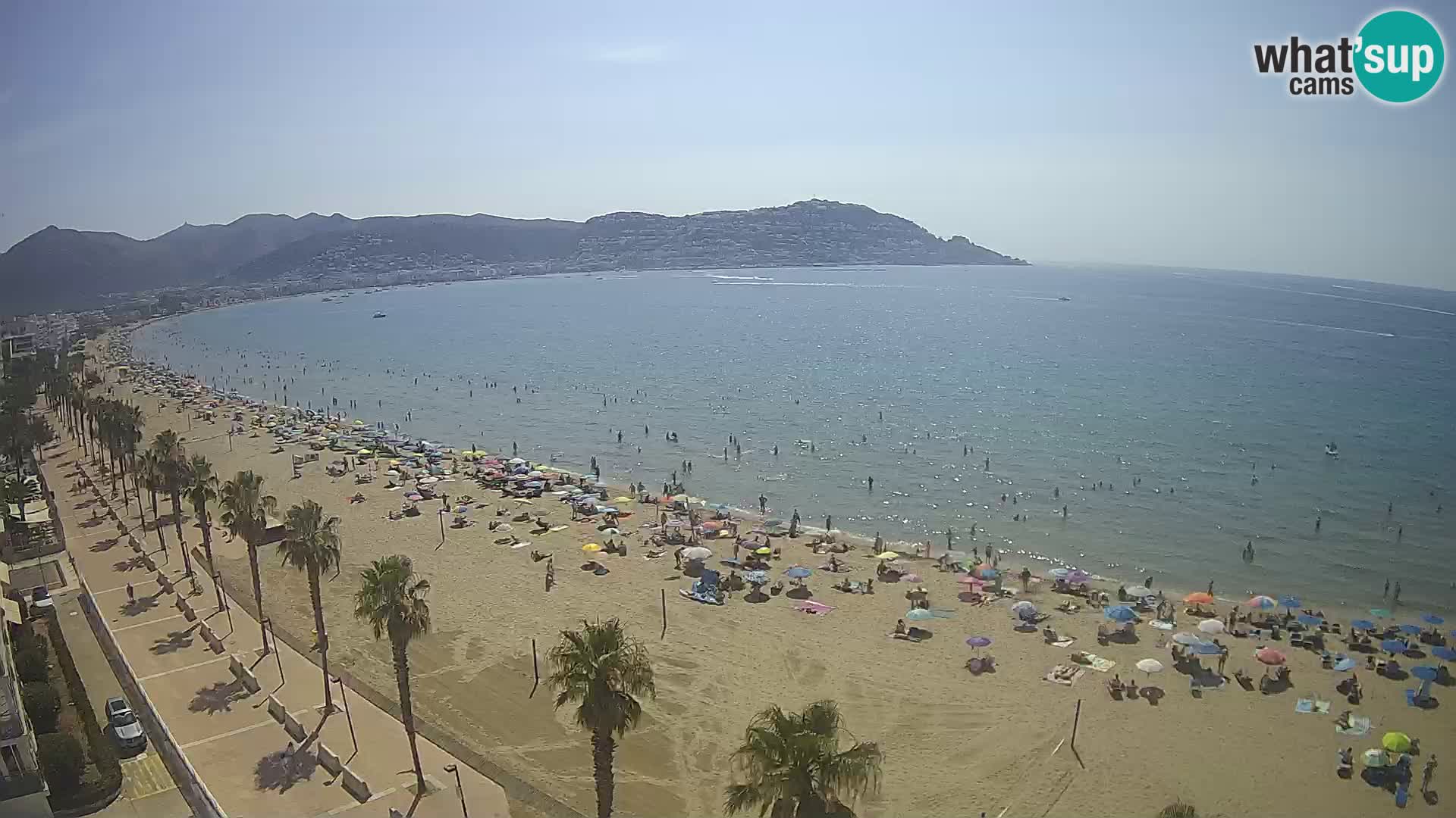 Webcam Costa Brava Roses Strand – Montecarlo Hotel livecam Spanien