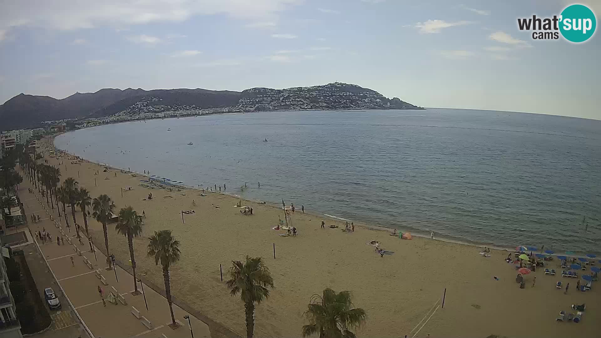 Live cam Roses  – Costa Brava spiaggia – Hotel MonteCarlo