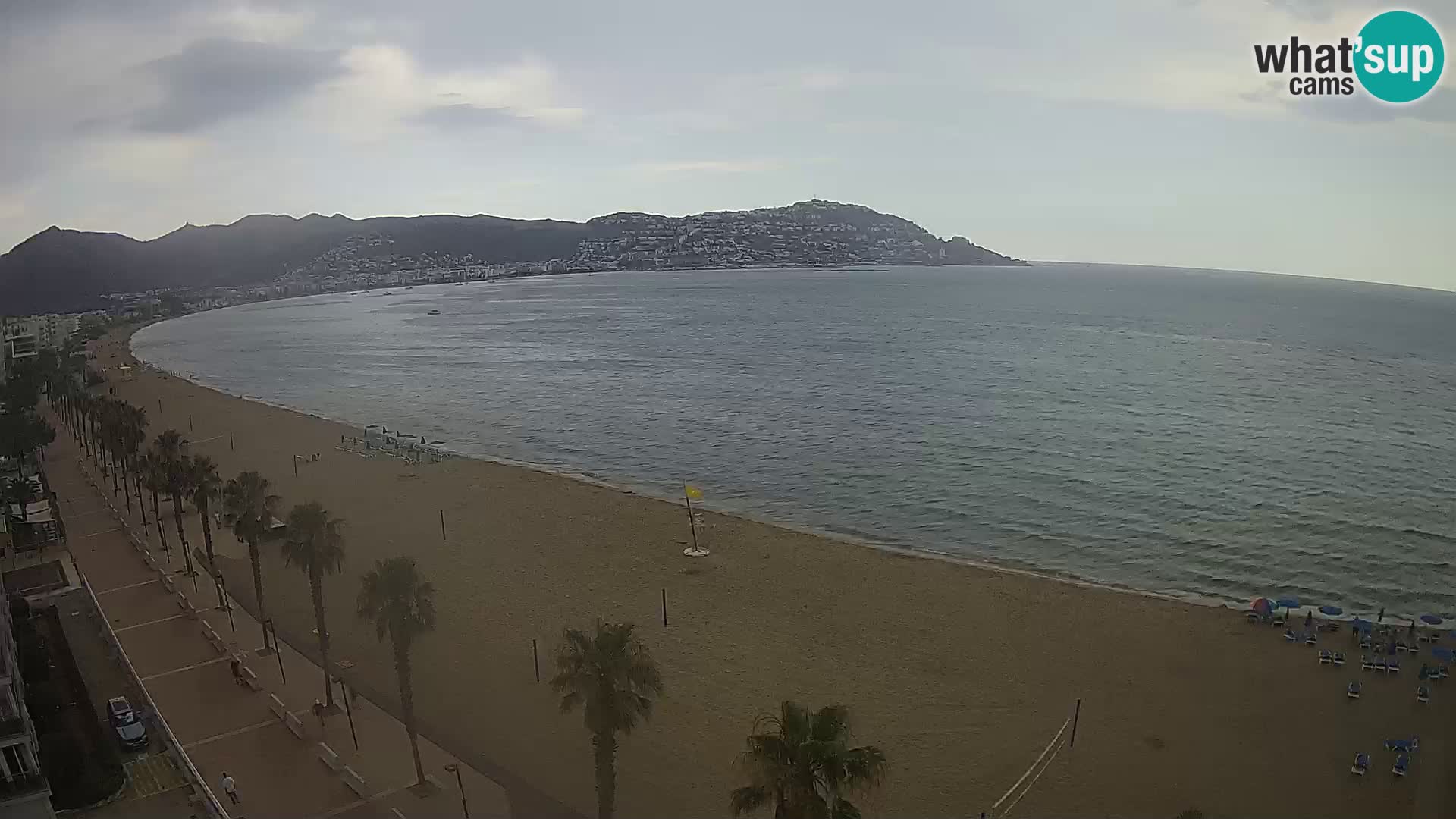 LIVEcam Roses plage Costa Brava – Hotel Montecarlo webcam Espagne