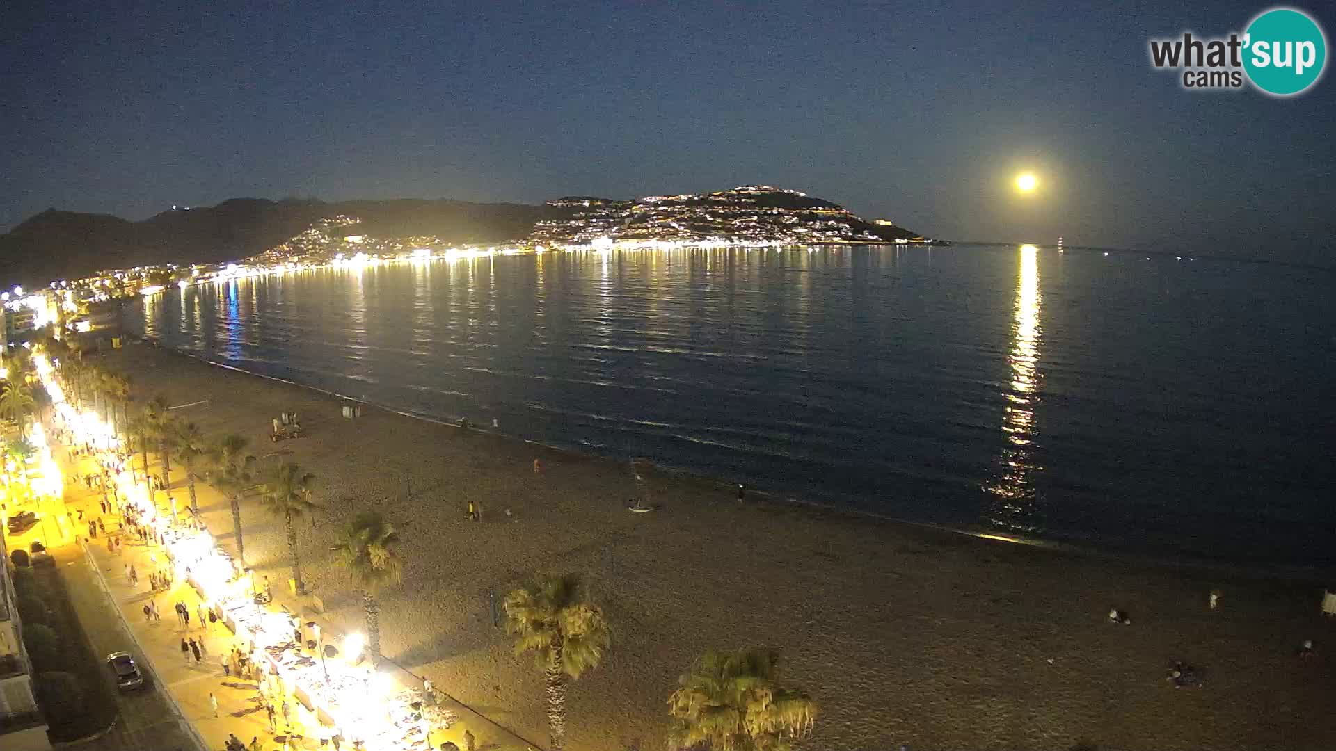 Live cam Roses  – Costa Brava spiaggia – Hotel MonteCarlo