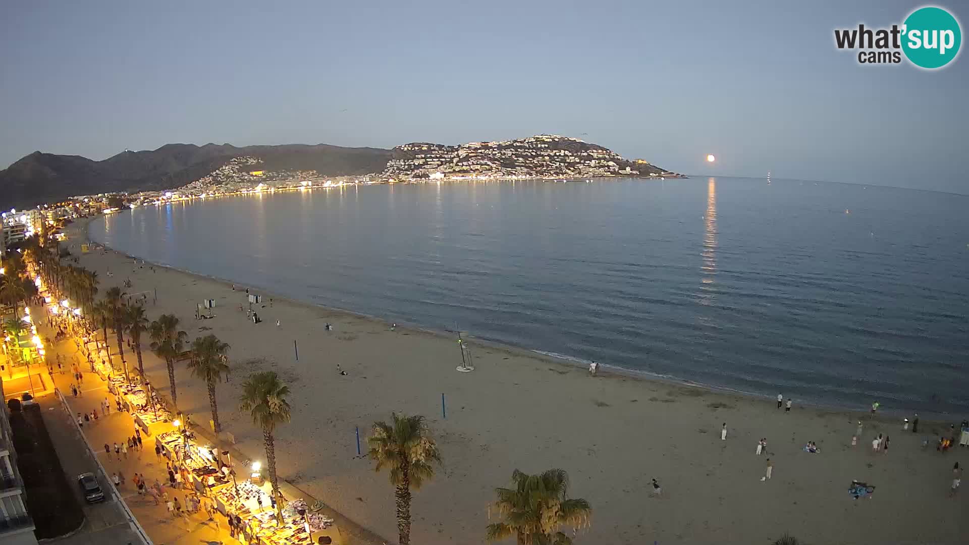Roses camera en vivo playa Costa Brava- Hotel MonteCarlo
