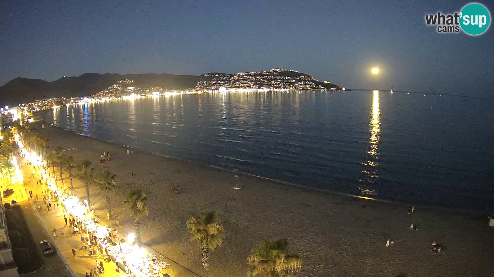 Roses camera en vivo playa Costa Brava- Hotel MonteCarlo