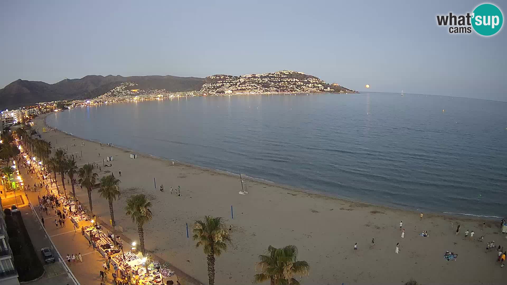 Live cam Roses  – Costa Brava spiaggia – Hotel MonteCarlo