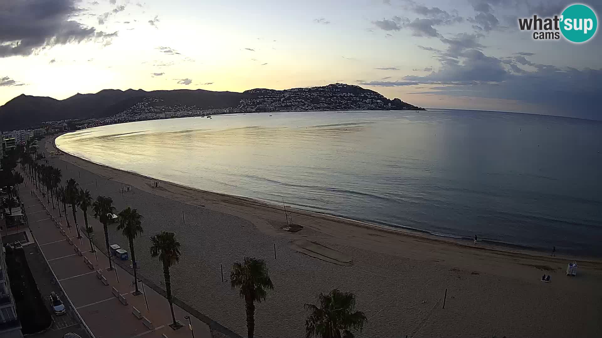 LIVEcam Roses plage Costa Brava – Hotel Montecarlo webcam Espagne