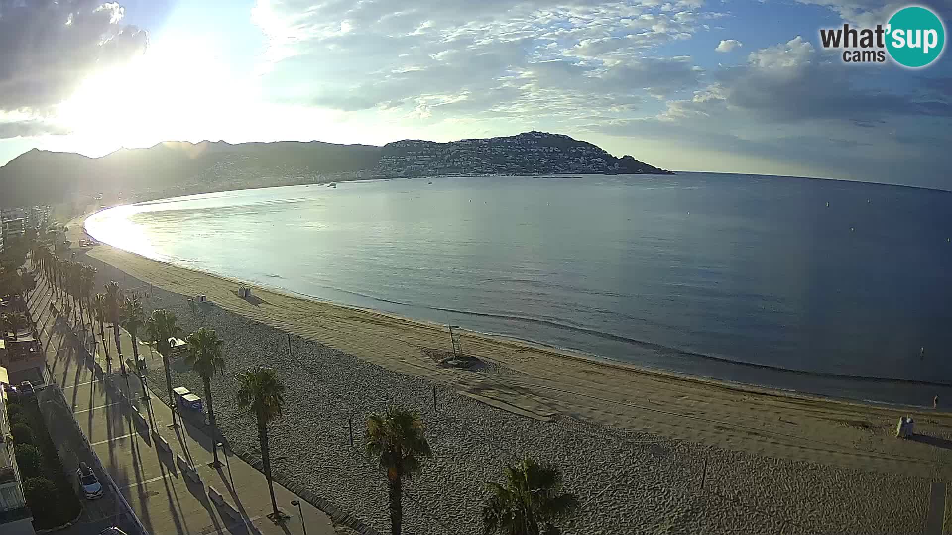 Live cam Roses  – Costa Brava spiaggia – Hotel MonteCarlo
