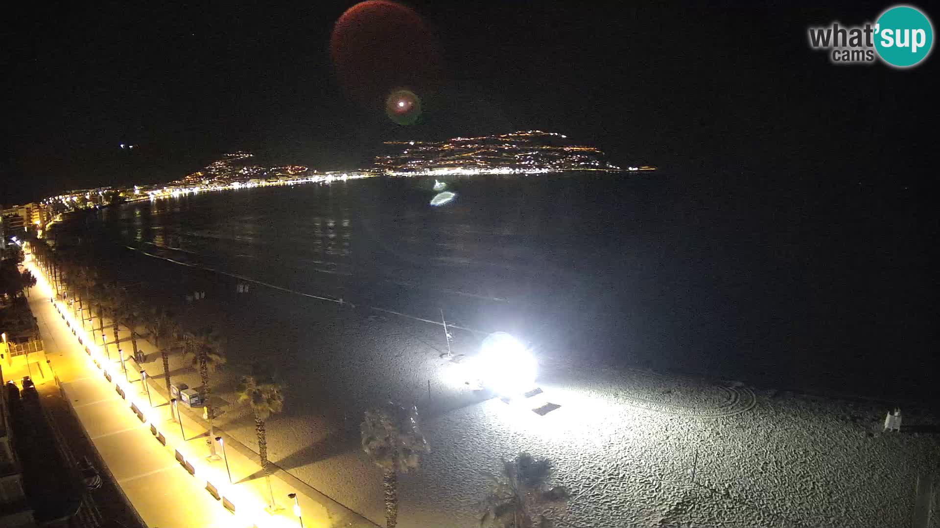 Webcam Costa Brava Roses Strand – Montecarlo Hotel livecam Spanien