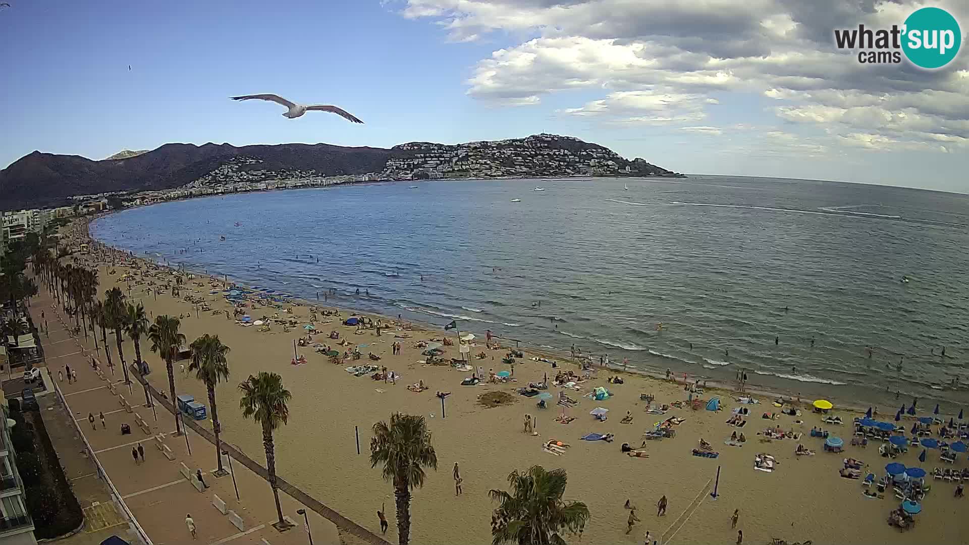 Roses camera en vivo playa Costa Brava- Hotel MonteCarlo