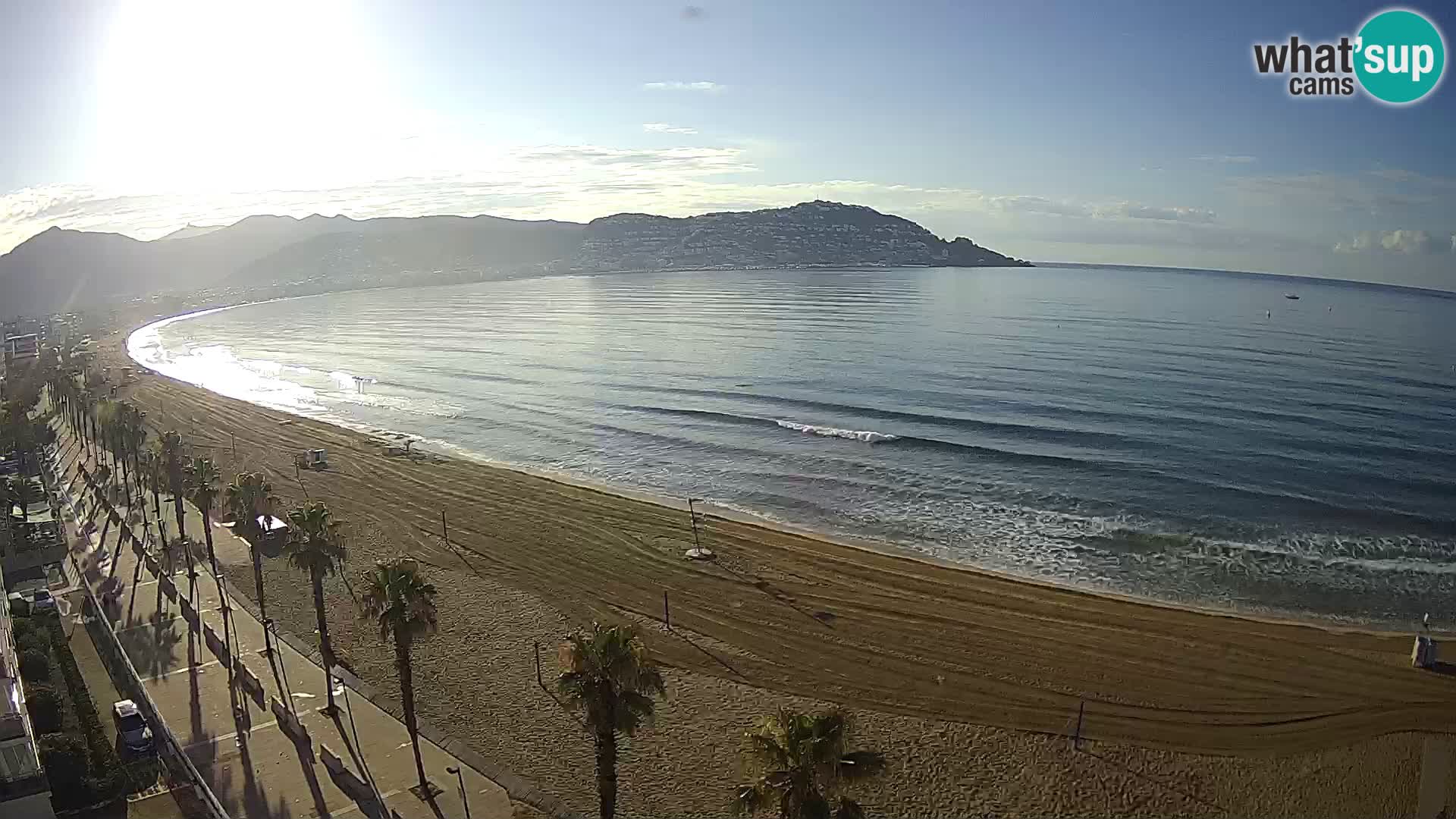 Live cam Roses  – Costa Brava spiaggia – Hotel MonteCarlo