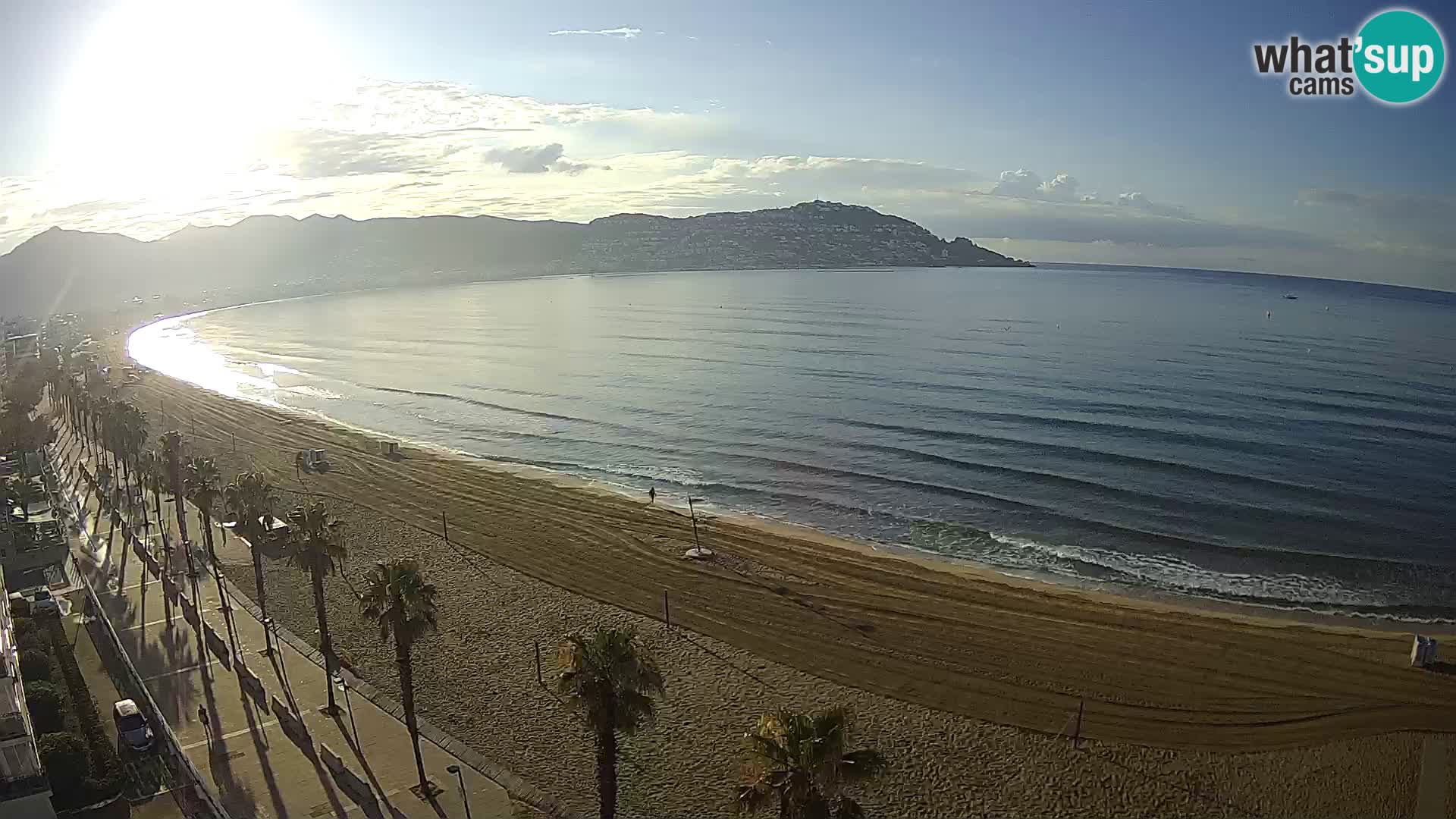 Webcam Costa Brava Roses Strand – Montecarlo Hotel livecam Spanien