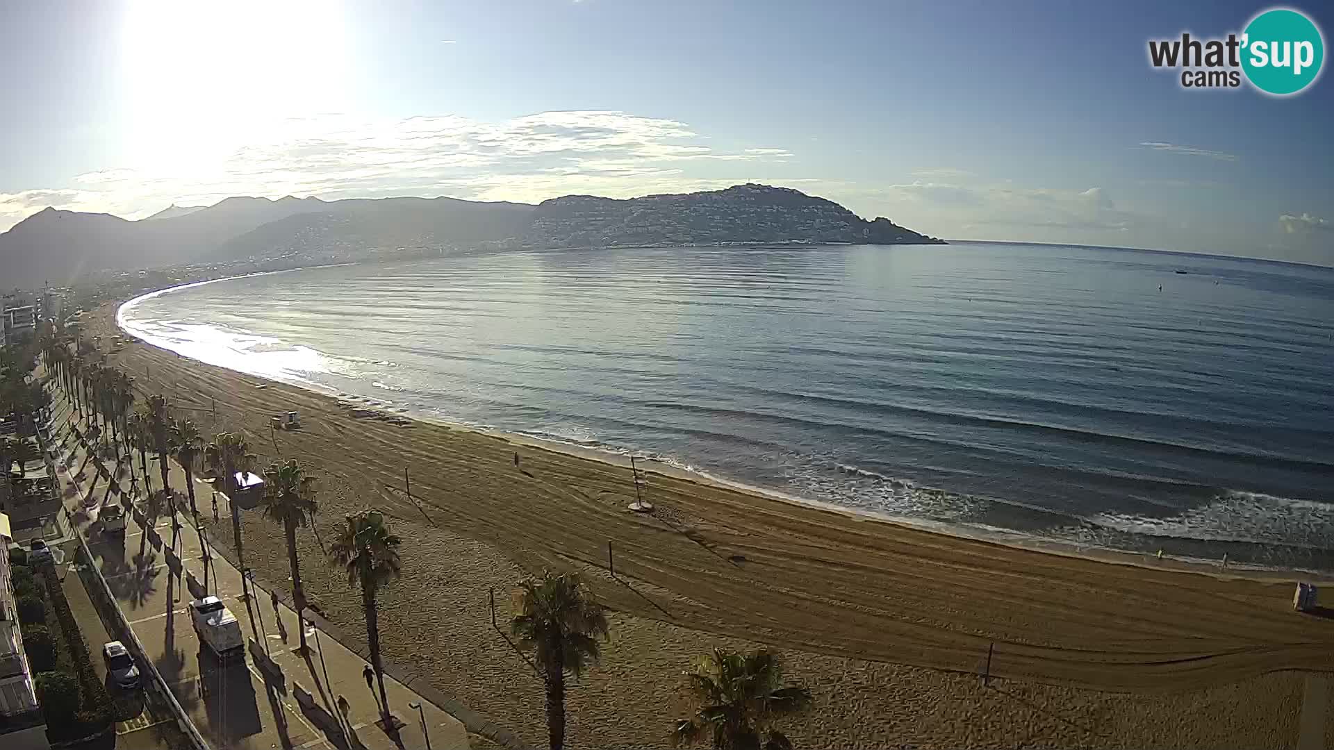 Live cam Roses  – Costa Brava spiaggia – Hotel MonteCarlo