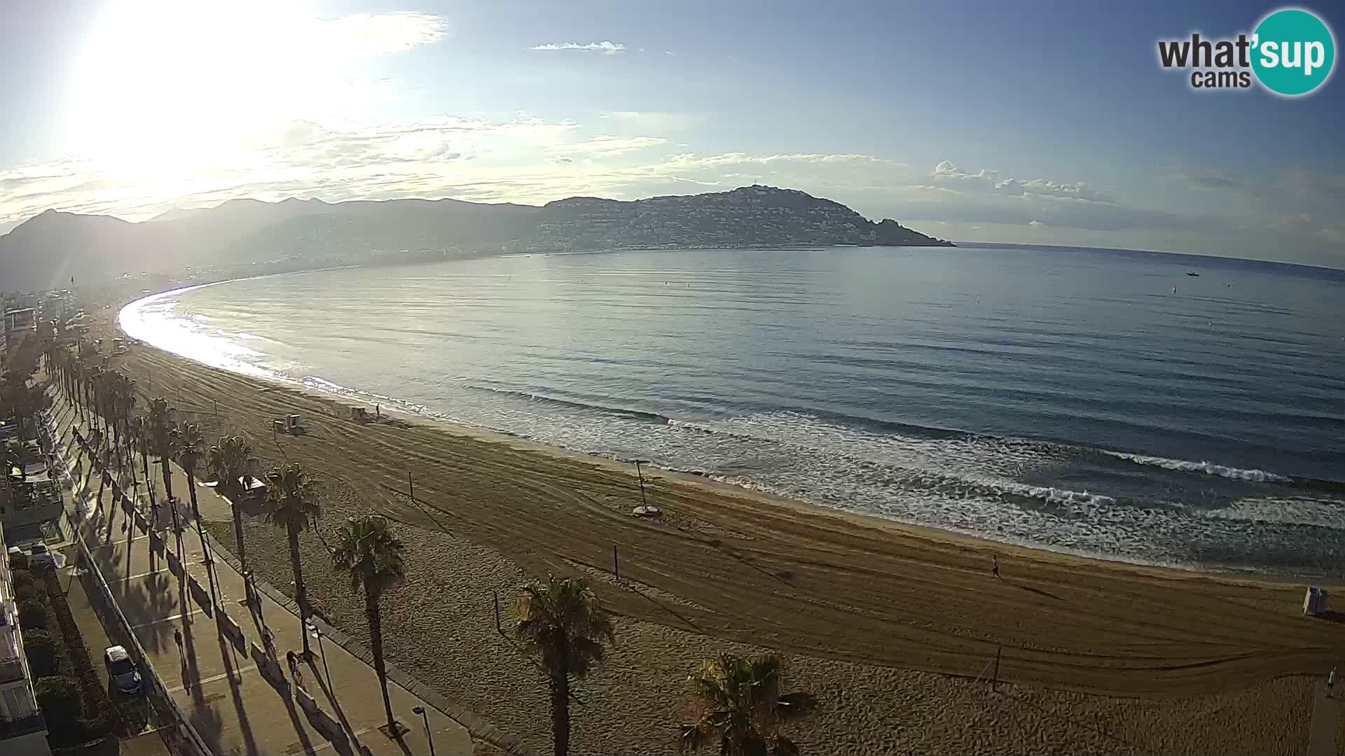 Roses camera en vivo playa Costa Brava- Hotel MonteCarlo