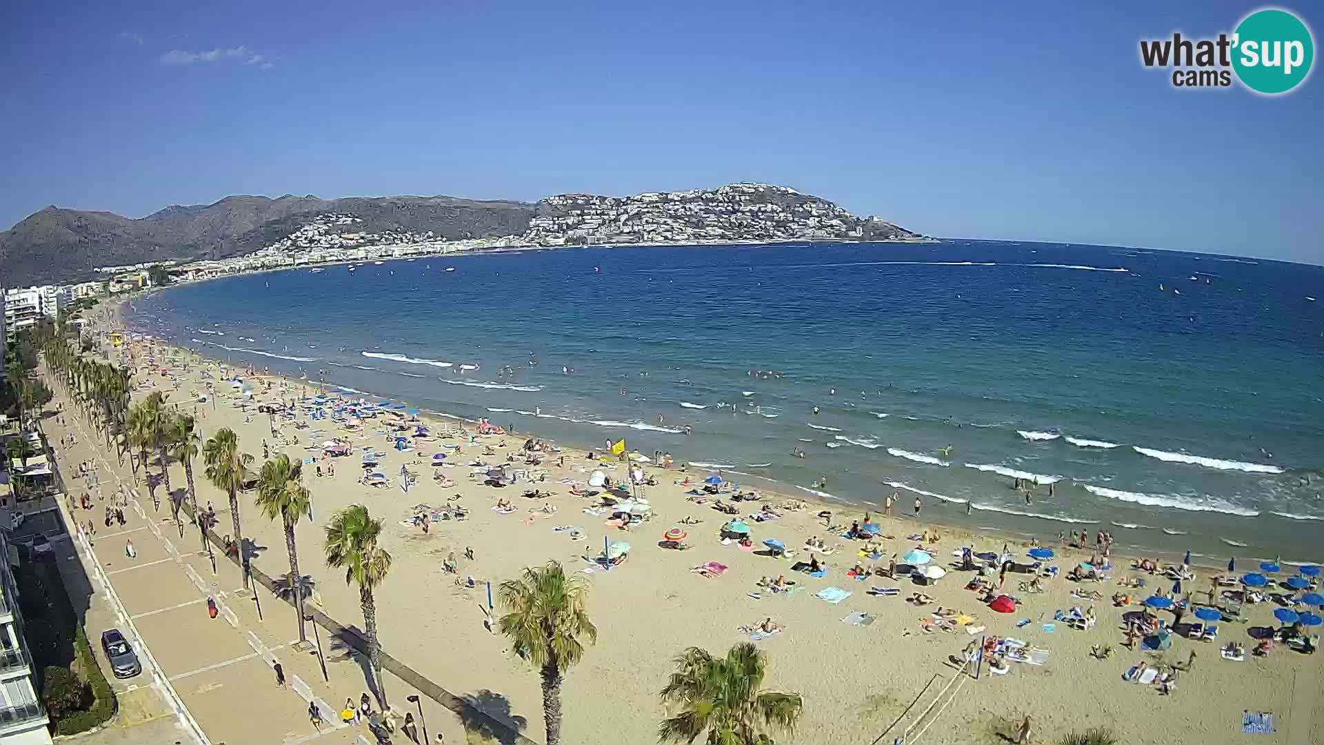 Roses camera en vivo playa Costa Brava- Hotel MonteCarlo