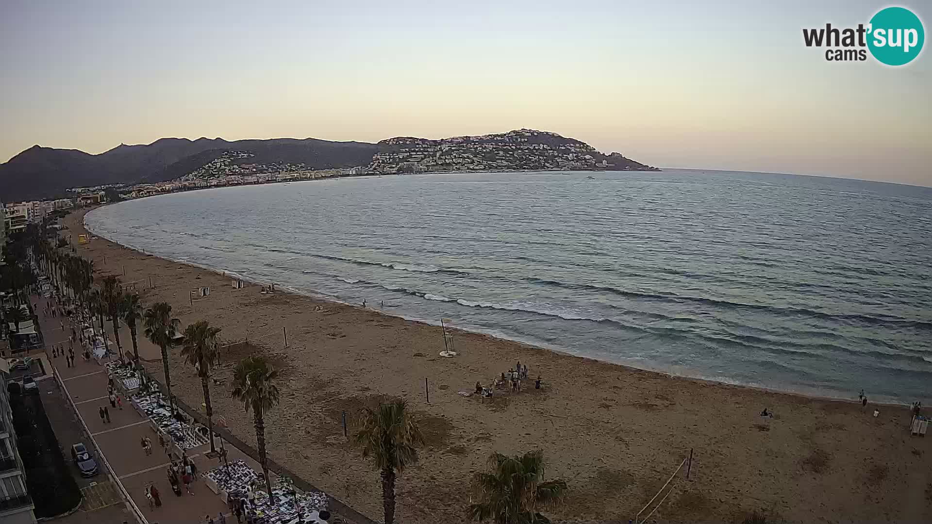 LIVEcam Roses plage Costa Brava – Hotel Montecarlo webcam Espagne