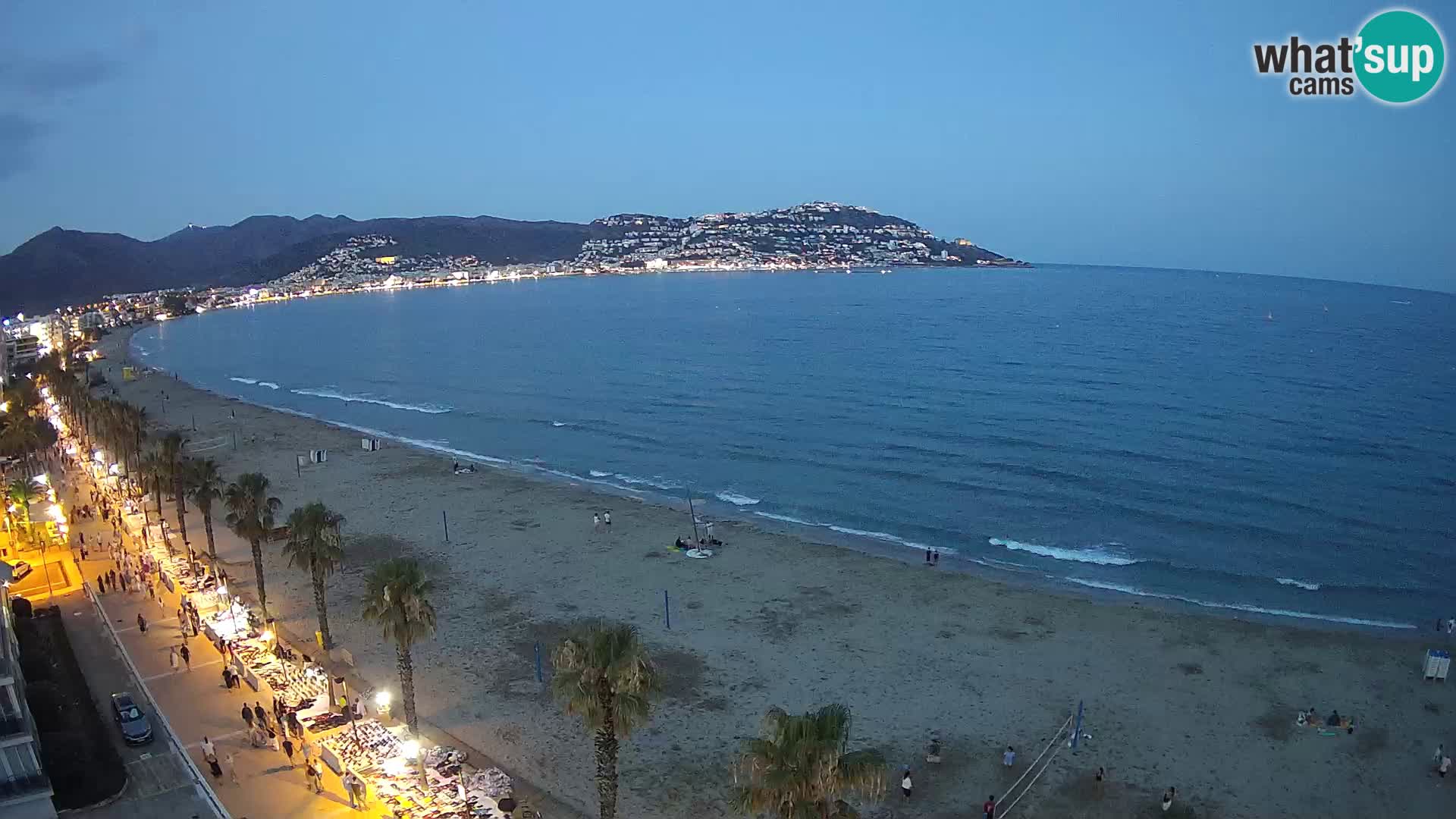 Webcam Costa Brava Roses Strand – Montecarlo Hotel livecam Spanien