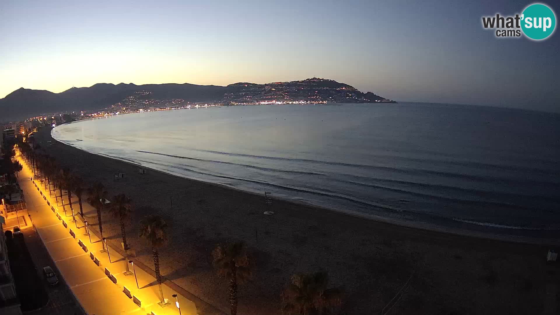 LIVEcam Roses plage Costa Brava – Hotel Montecarlo webcam Espagne