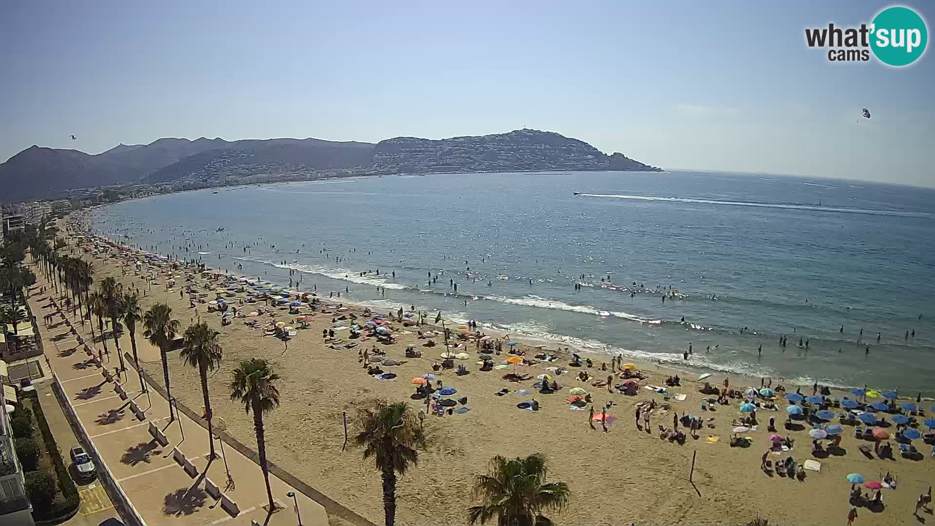 Live cam Roses  – Costa Brava spiaggia – Hotel MonteCarlo
