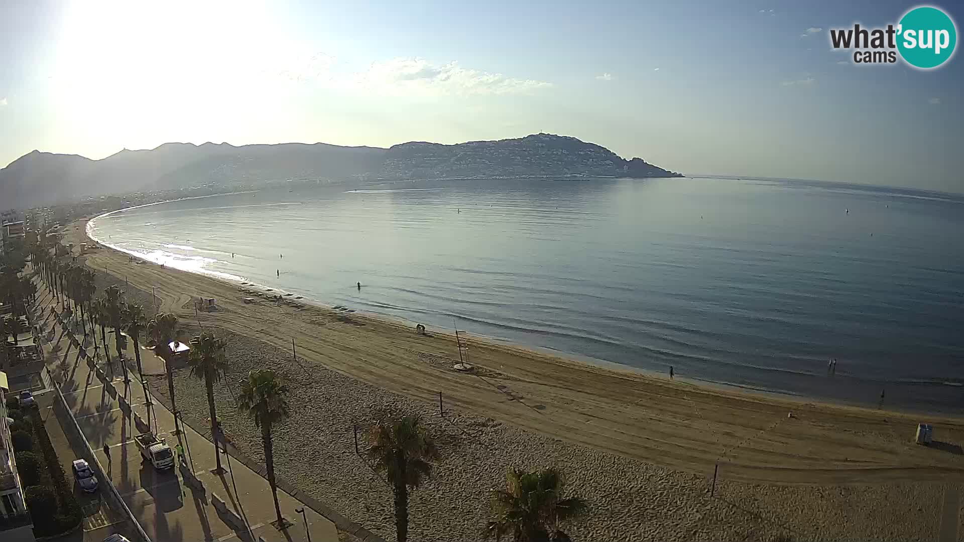 Webcam Costa Brava Roses Strand – Montecarlo Hotel livecam Spanien