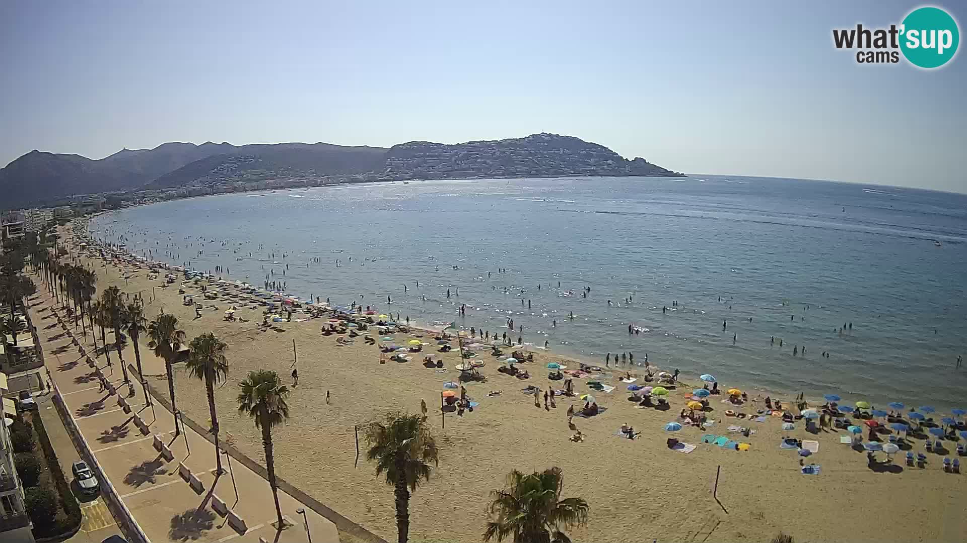 Live cam Roses  – Costa Brava spiaggia – Hotel MonteCarlo