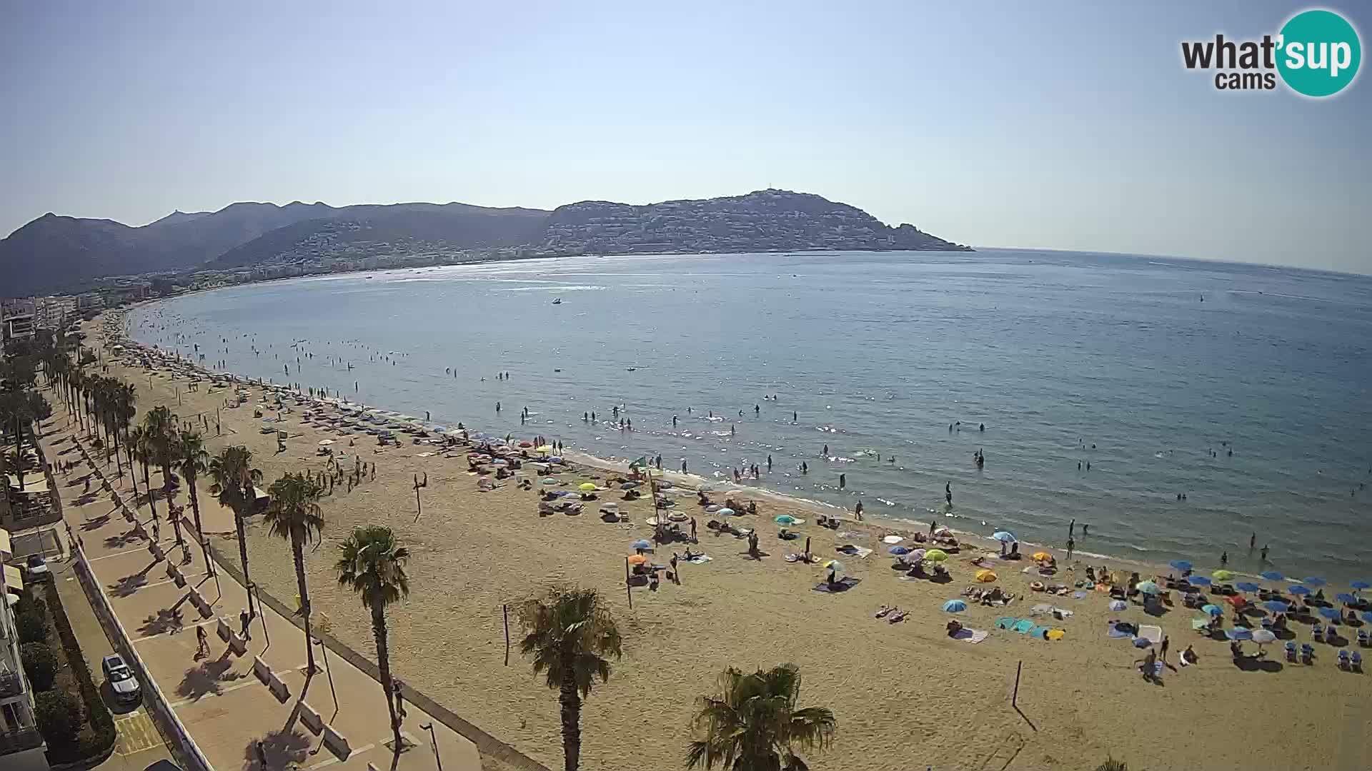 Webcam Costa Brava Roses Strand – Montecarlo Hotel livecam Spanien