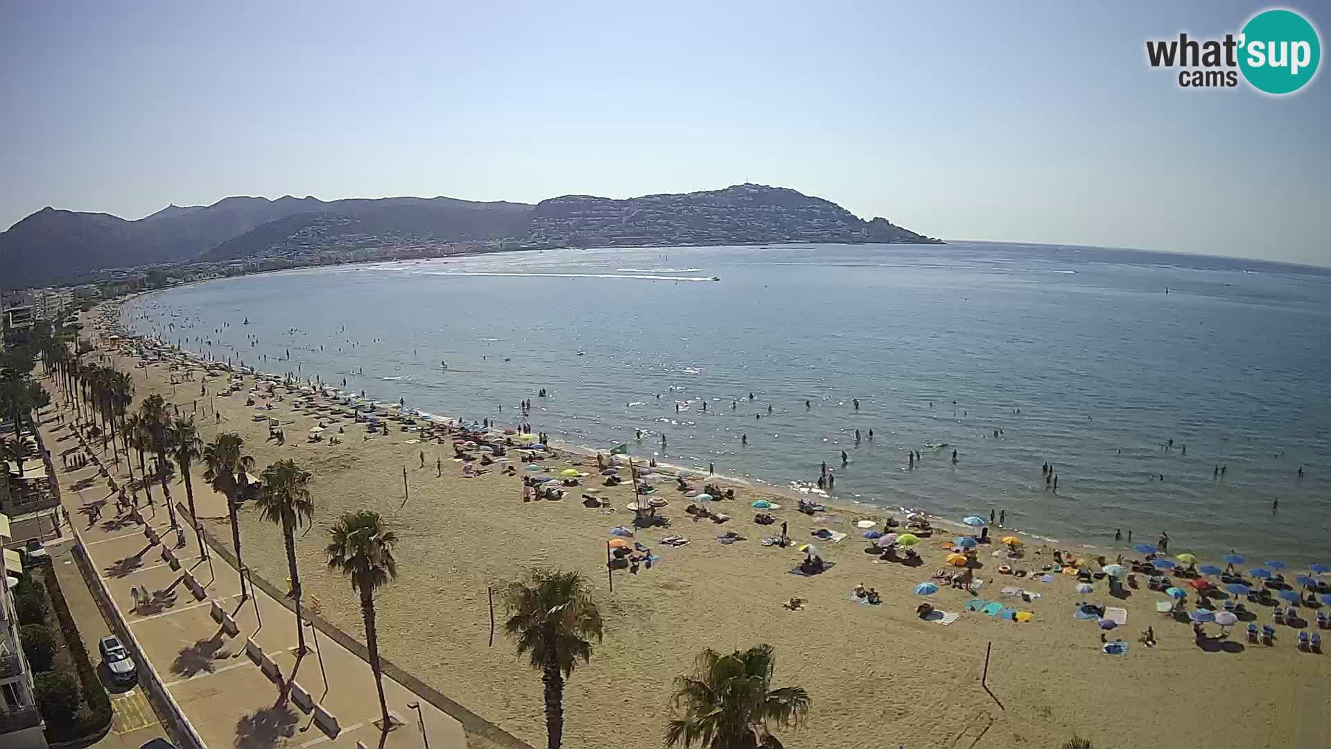 Roses camera en vivo playa Costa Brava- Hotel MonteCarlo