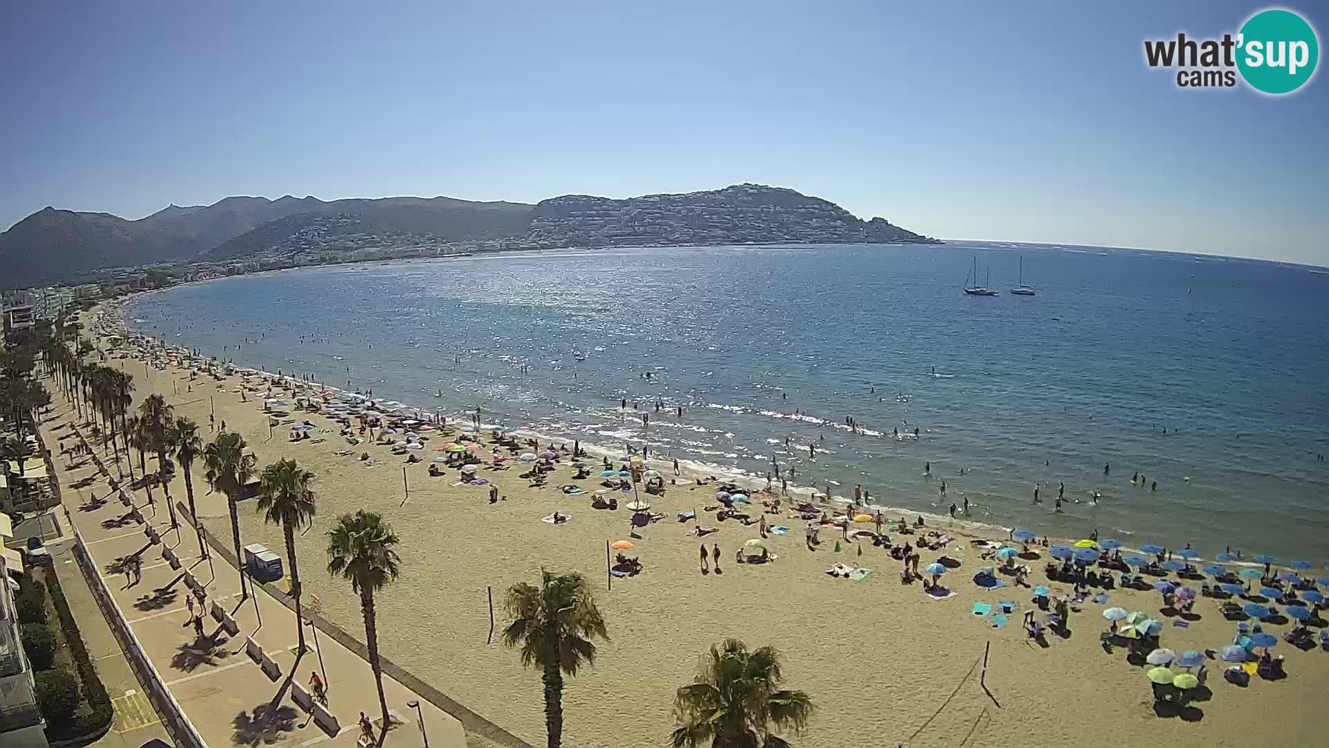 Webcam Costa Brava Roses Strand – Montecarlo Hotel livecam Spanien