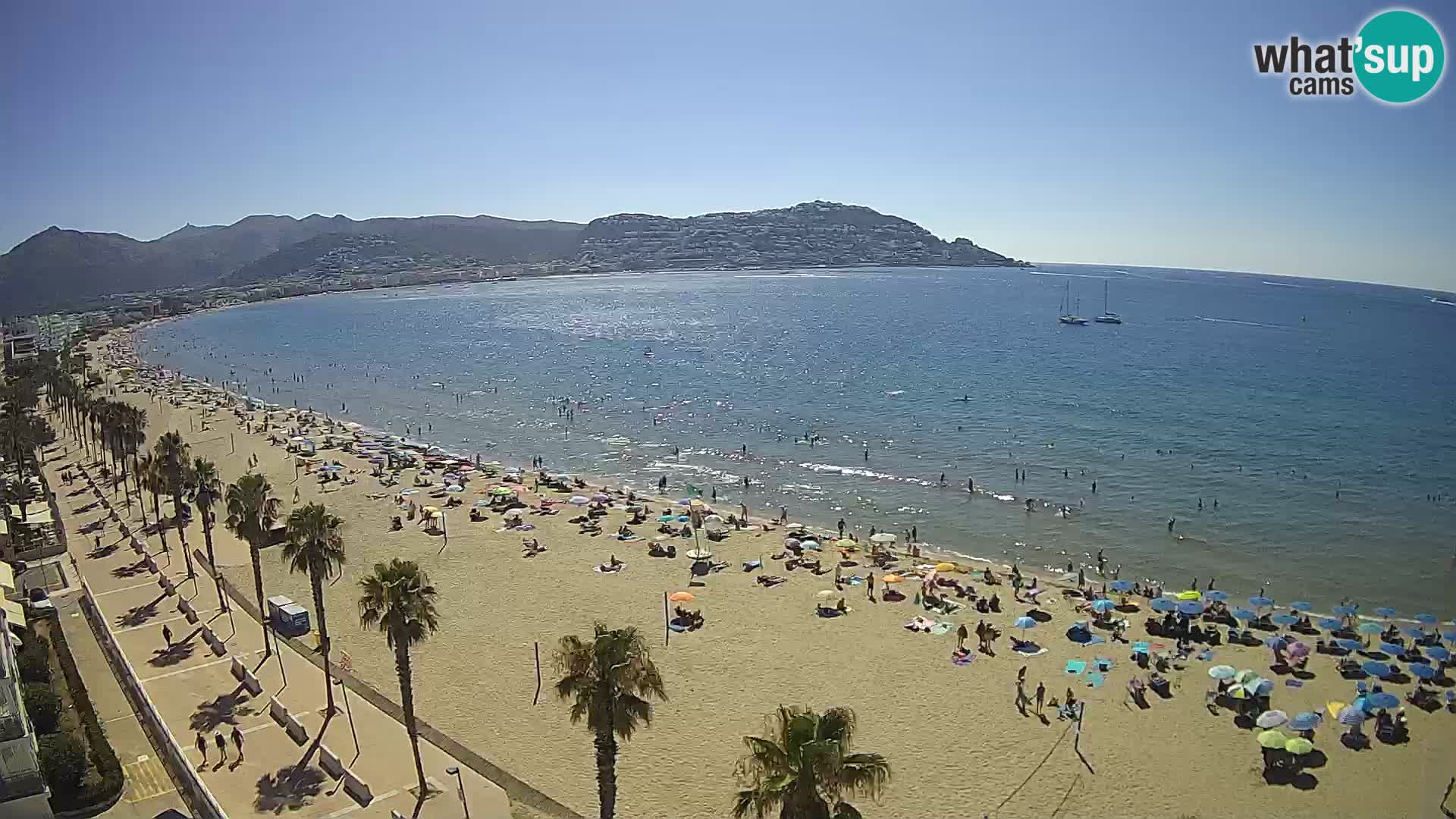 Webcam Costa Brava Roses Strand – Montecarlo Hotel livecam Spanien