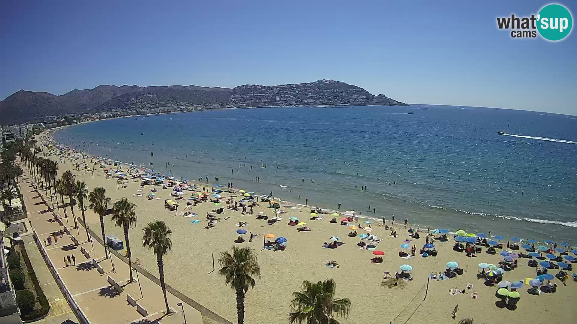 Roses camera en vivo playa Costa Brava- Hotel MonteCarlo