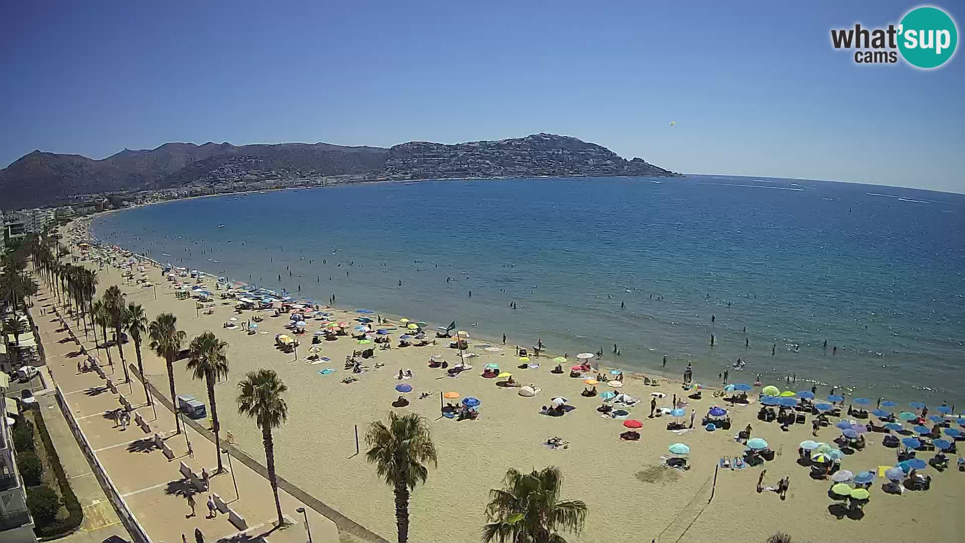 Live cam Roses  – Costa Brava spiaggia – Hotel MonteCarlo