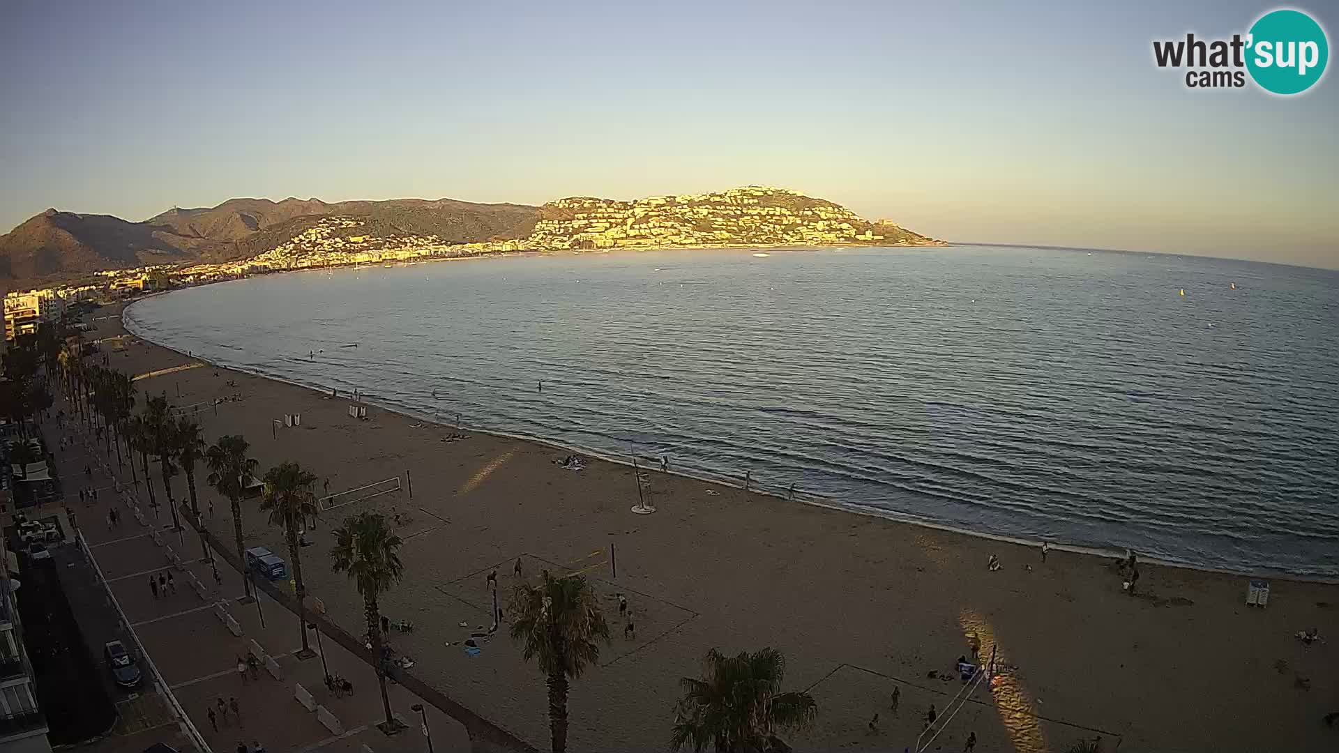 Webcam Costa Brava Roses Strand – Montecarlo Hotel livecam Spanien