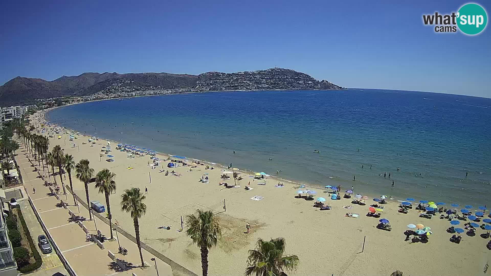 Live cam Roses  – Costa Brava spiaggia – Hotel MonteCarlo