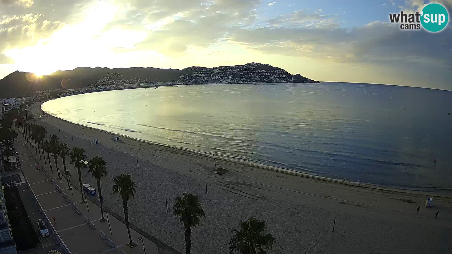 Webcam Costa Brava Roses Strand – Montecarlo Hotel livecam Spanien