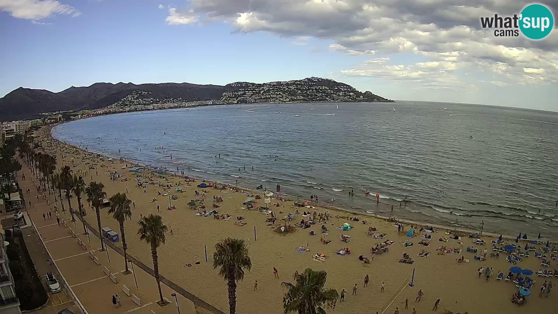 LIVEcam Roses plage Costa Brava – Hotel Montecarlo webcam Espagne