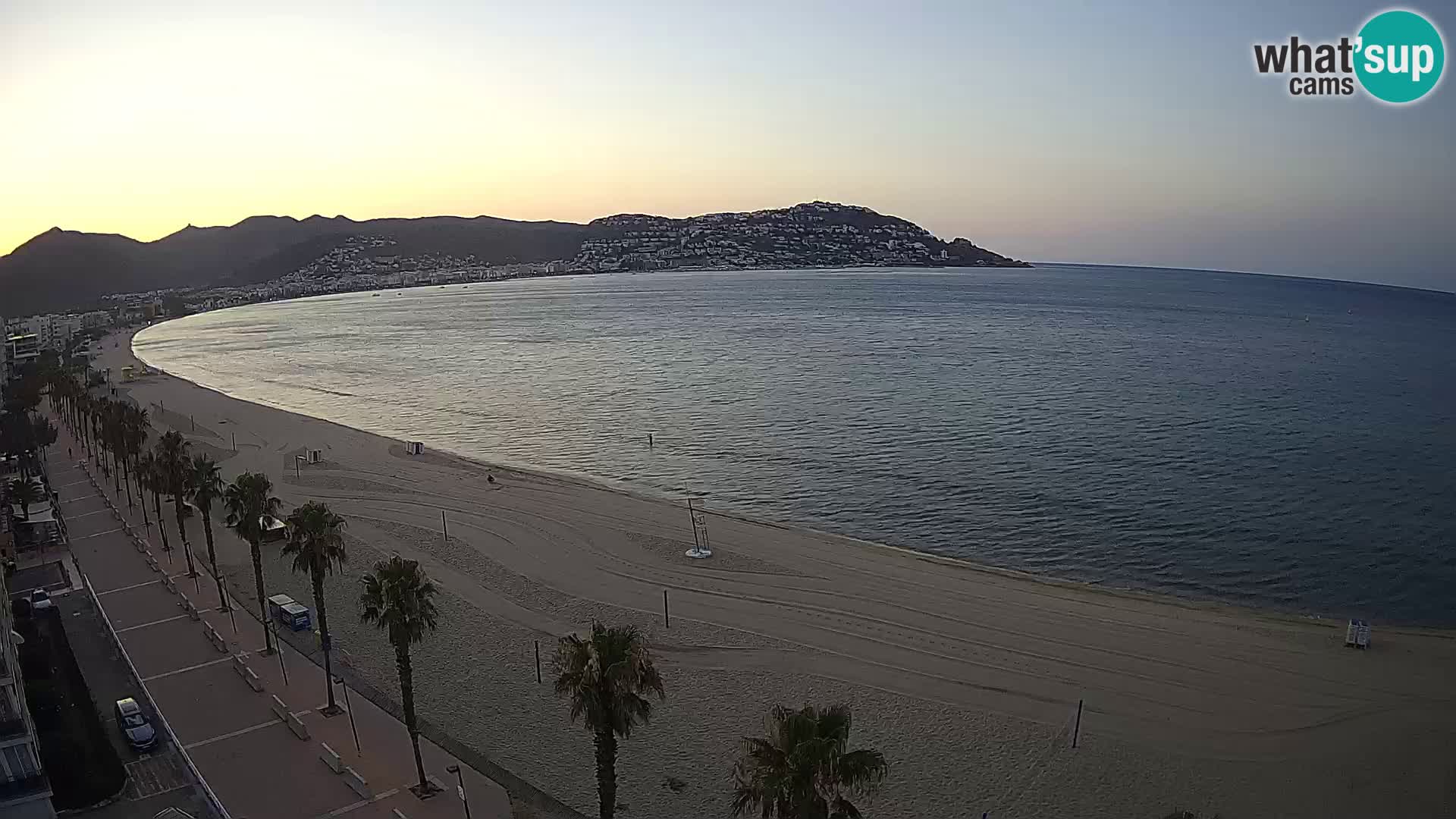 LIVEcam Roses plage Costa Brava – Hotel Montecarlo webcam Espagne