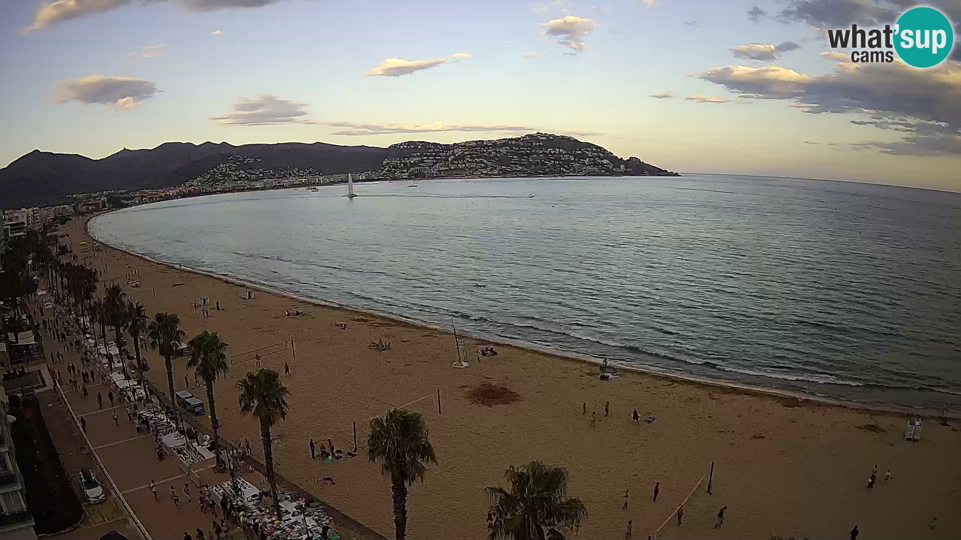 Webcam Costa Brava Roses Strand – Montecarlo Hotel livecam Spanien