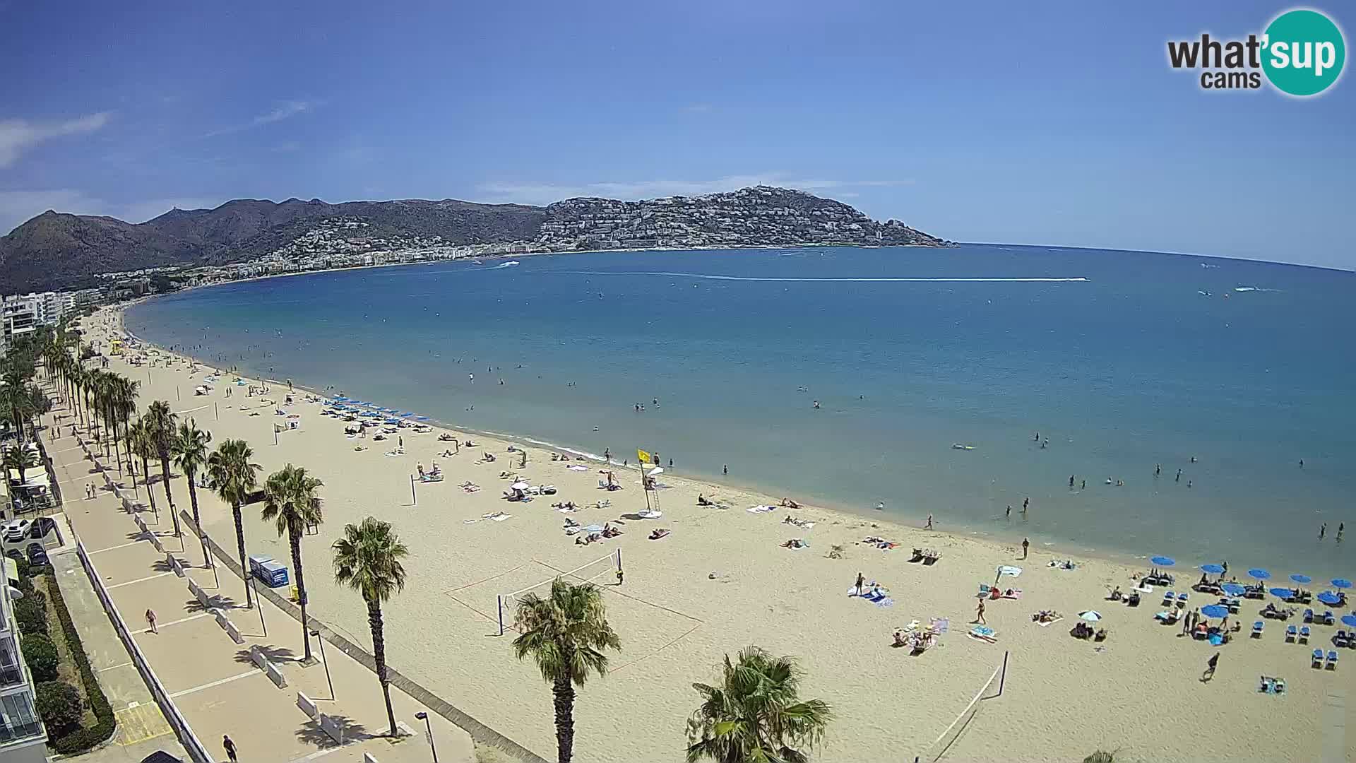 Live cam Roses  – Costa Brava spiaggia – Hotel MonteCarlo