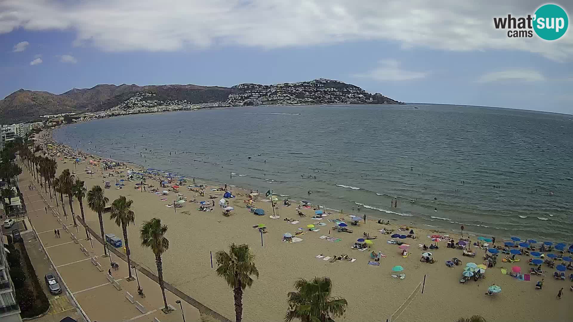 Live cam Roses  – Costa Brava spiaggia – Hotel MonteCarlo