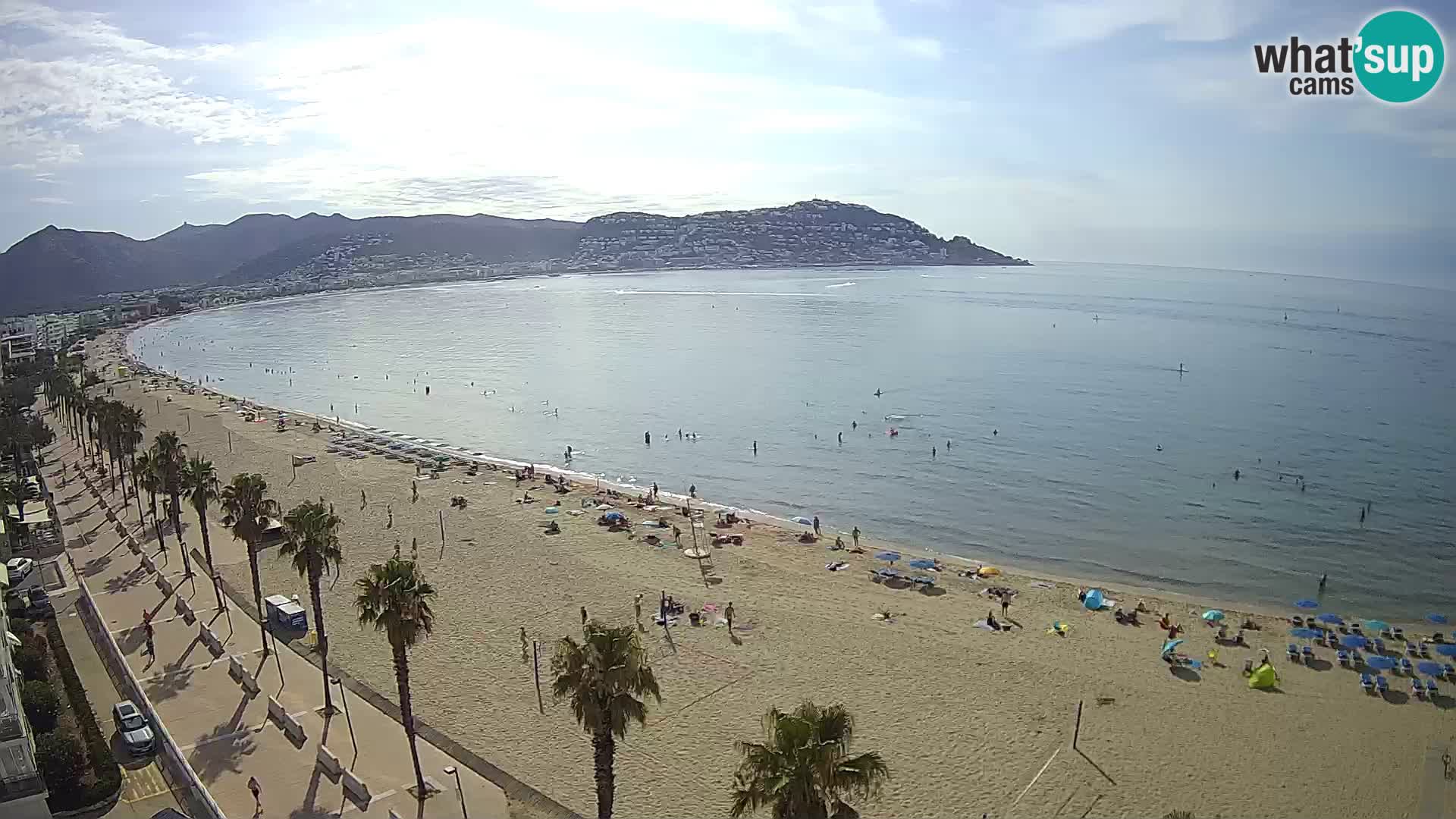 Roses camera en vivo playa Costa Brava- Hotel MonteCarlo
