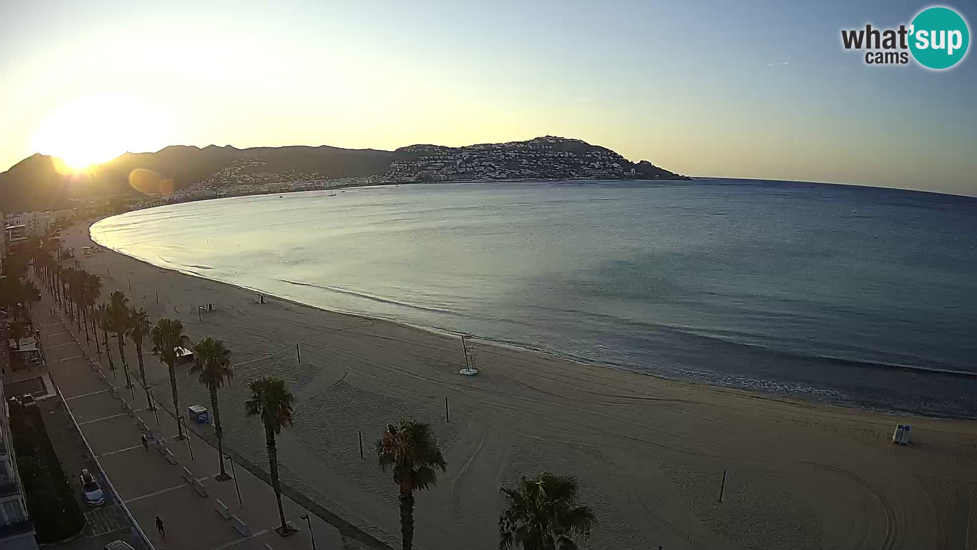 Live cam Roses  – Costa Brava spiaggia – Hotel MonteCarlo