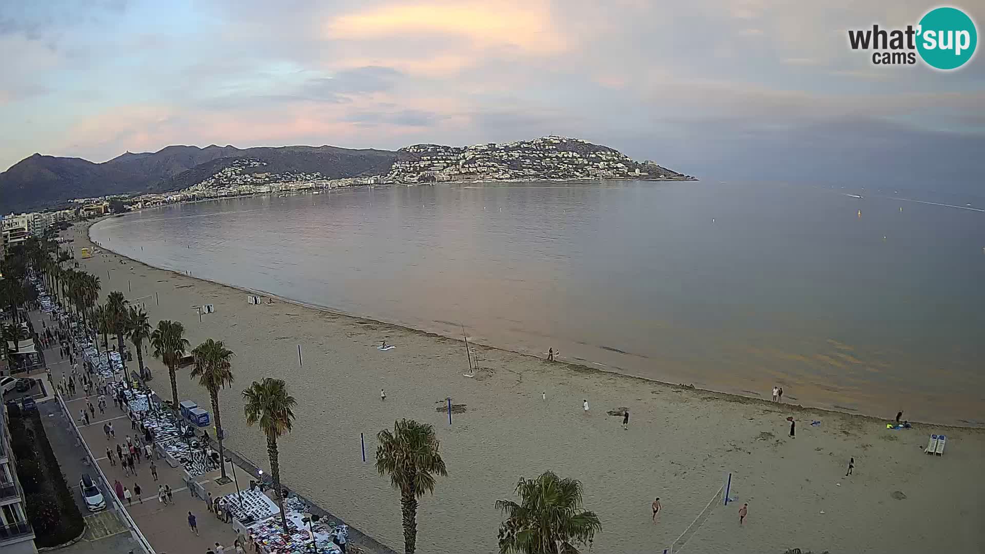 Webcam Costa Brava Roses Strand – Montecarlo Hotel livecam Spanien