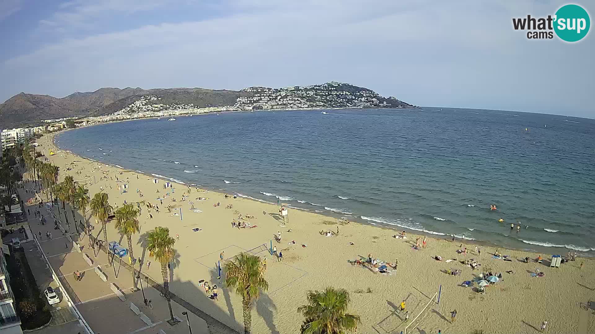 Webcam Costa Brava Roses Strand – Montecarlo Hotel livecam Spanien