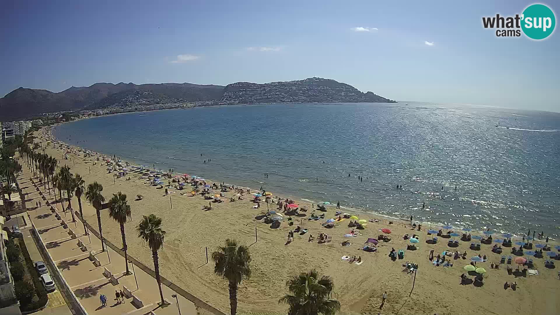 Webcam Costa Brava Roses Strand – Montecarlo Hotel livecam Spanien