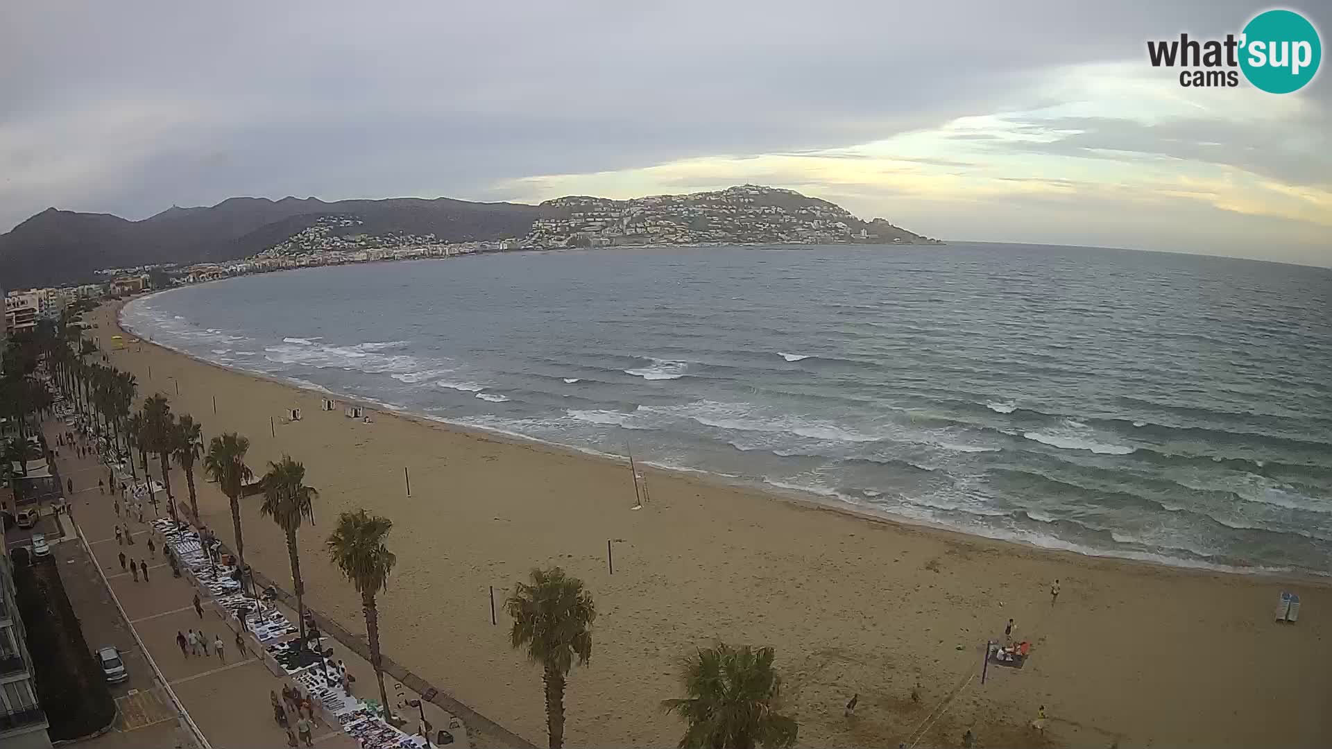 Webcam Costa Brava Roses Strand – Montecarlo Hotel livecam Spanien