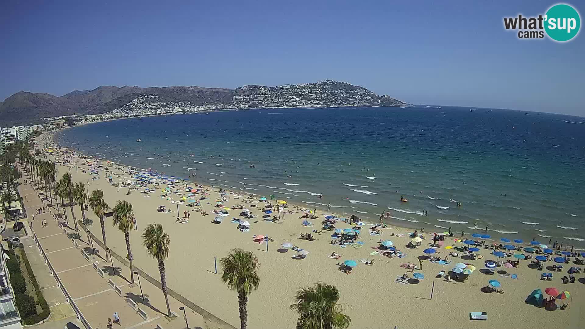 Webcam Costa Brava Roses Strand – Montecarlo Hotel livecam Spanien