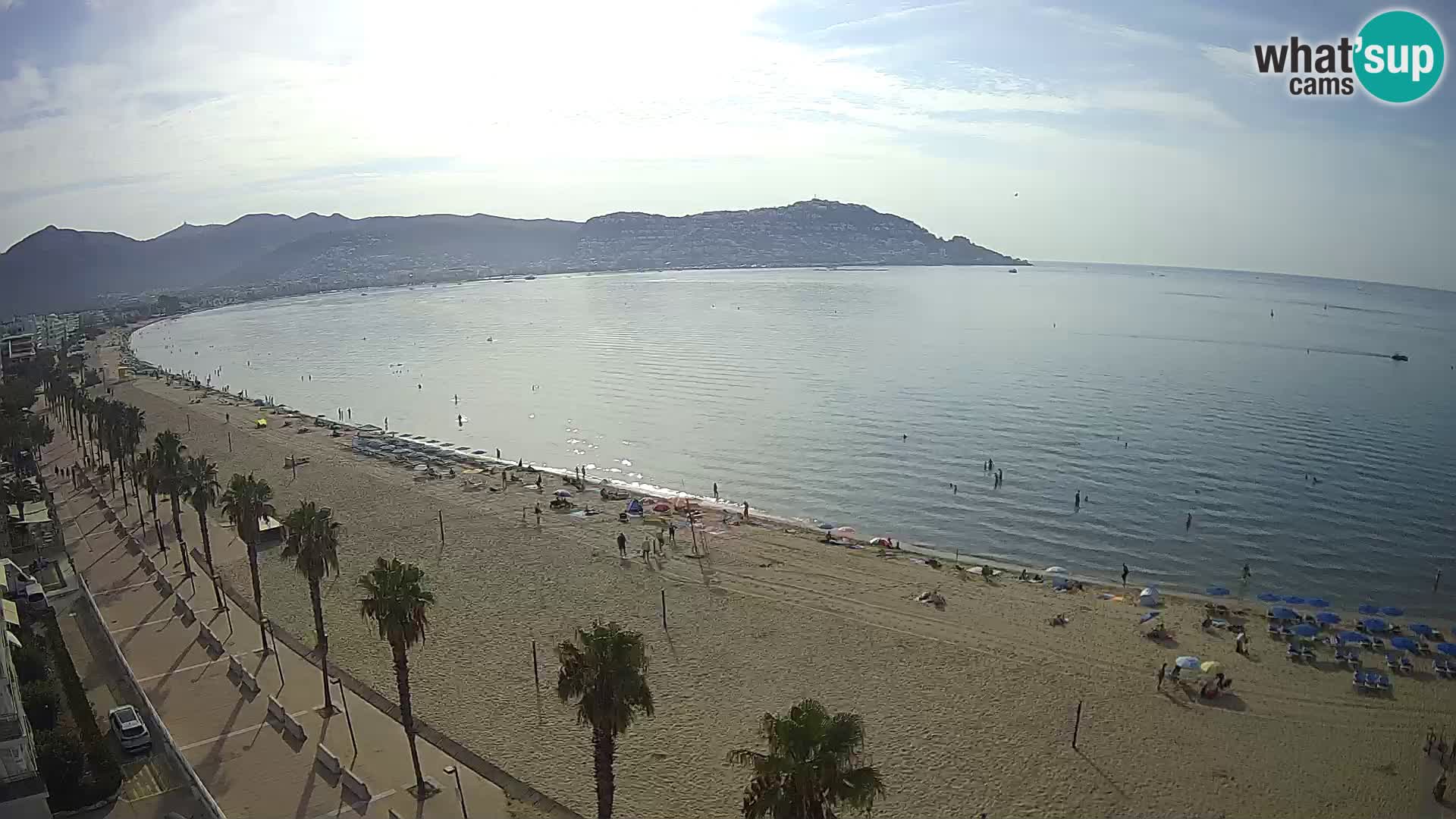 LIVEcam Roses plage Costa Brava – Hotel Montecarlo webcam Espagne